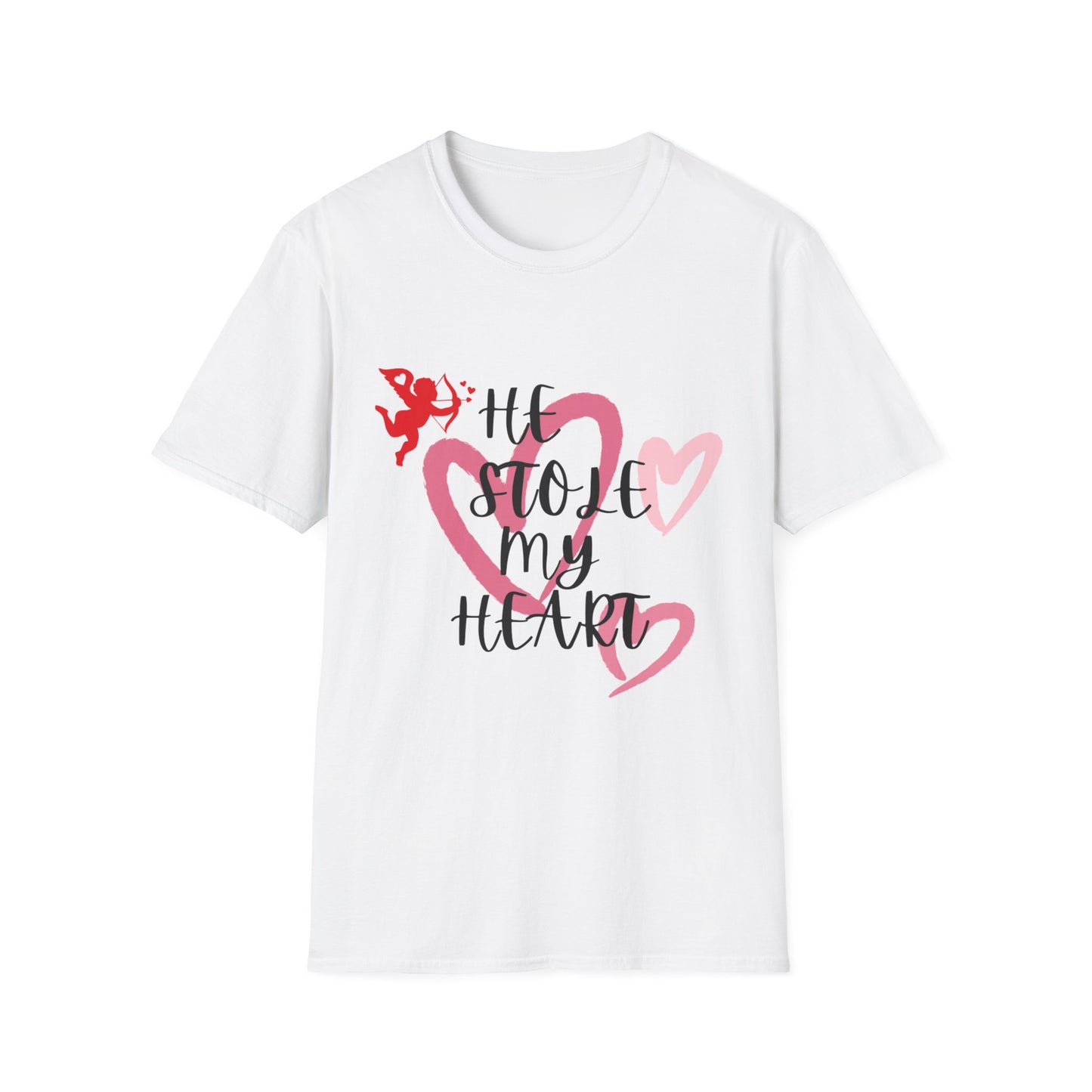 He Stole My Heart Unisex T-Shirt - Cute Valentine’s Day Couple Shift