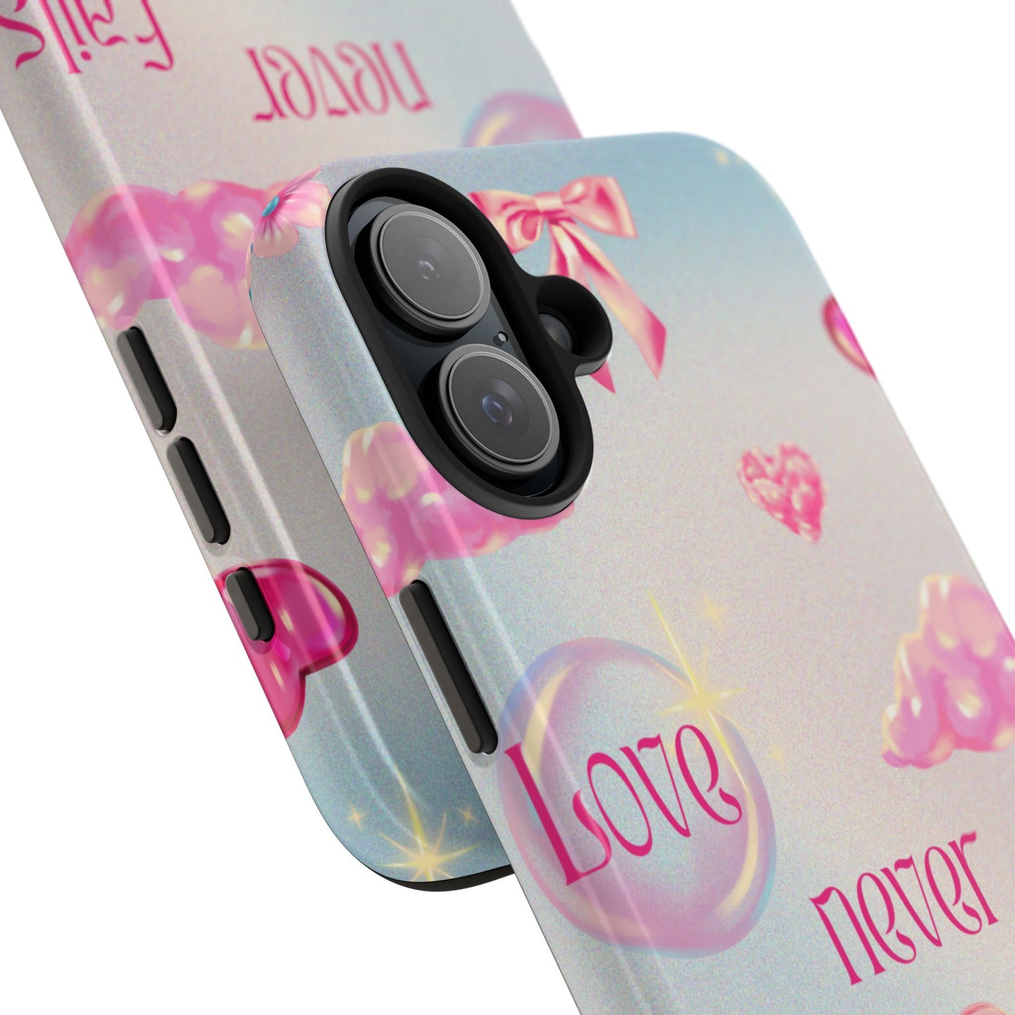 Love Never Fails Bible Verse Tough Phone Case