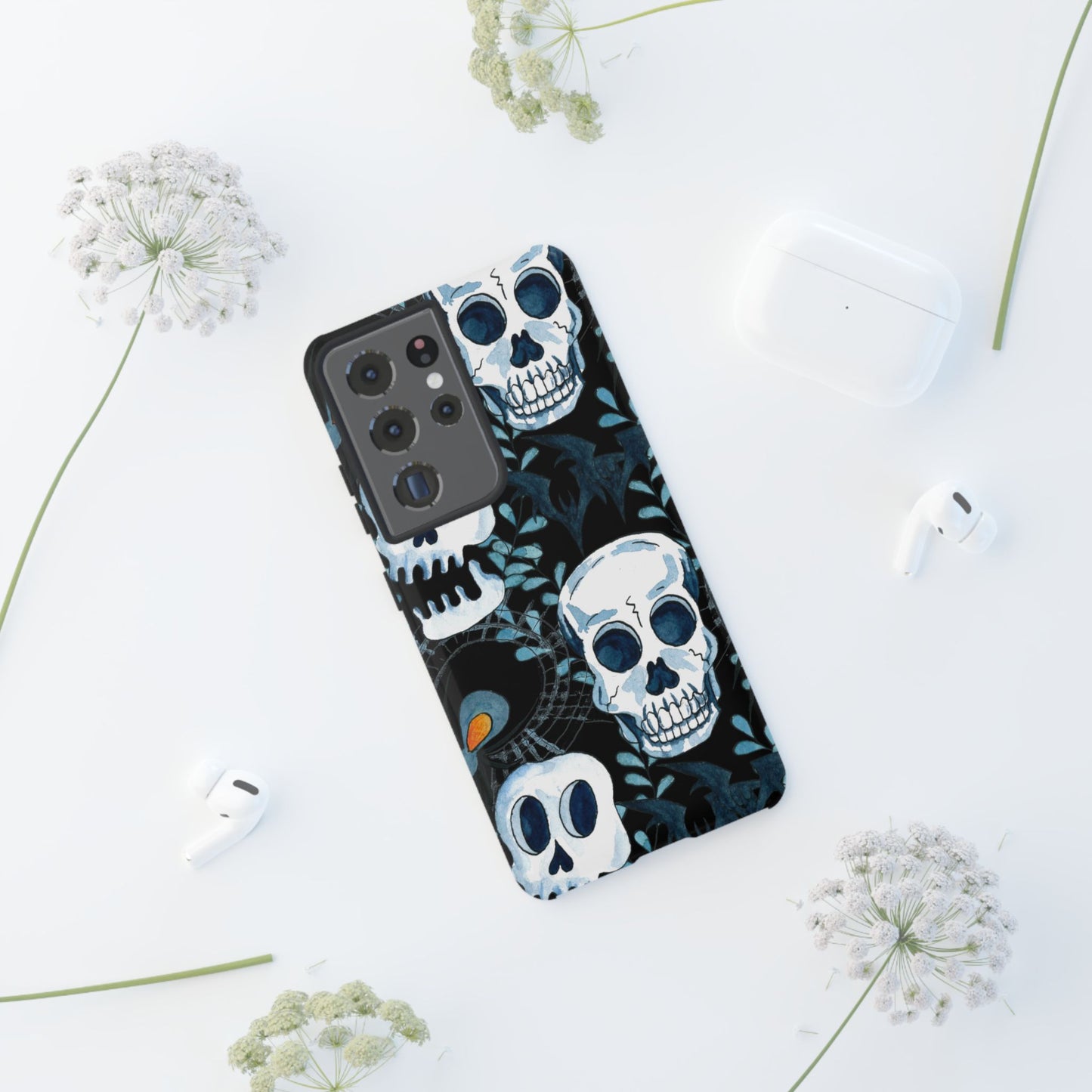 Skull Tough Cases - Halloween Samsung Phone Case - FREE Shipping