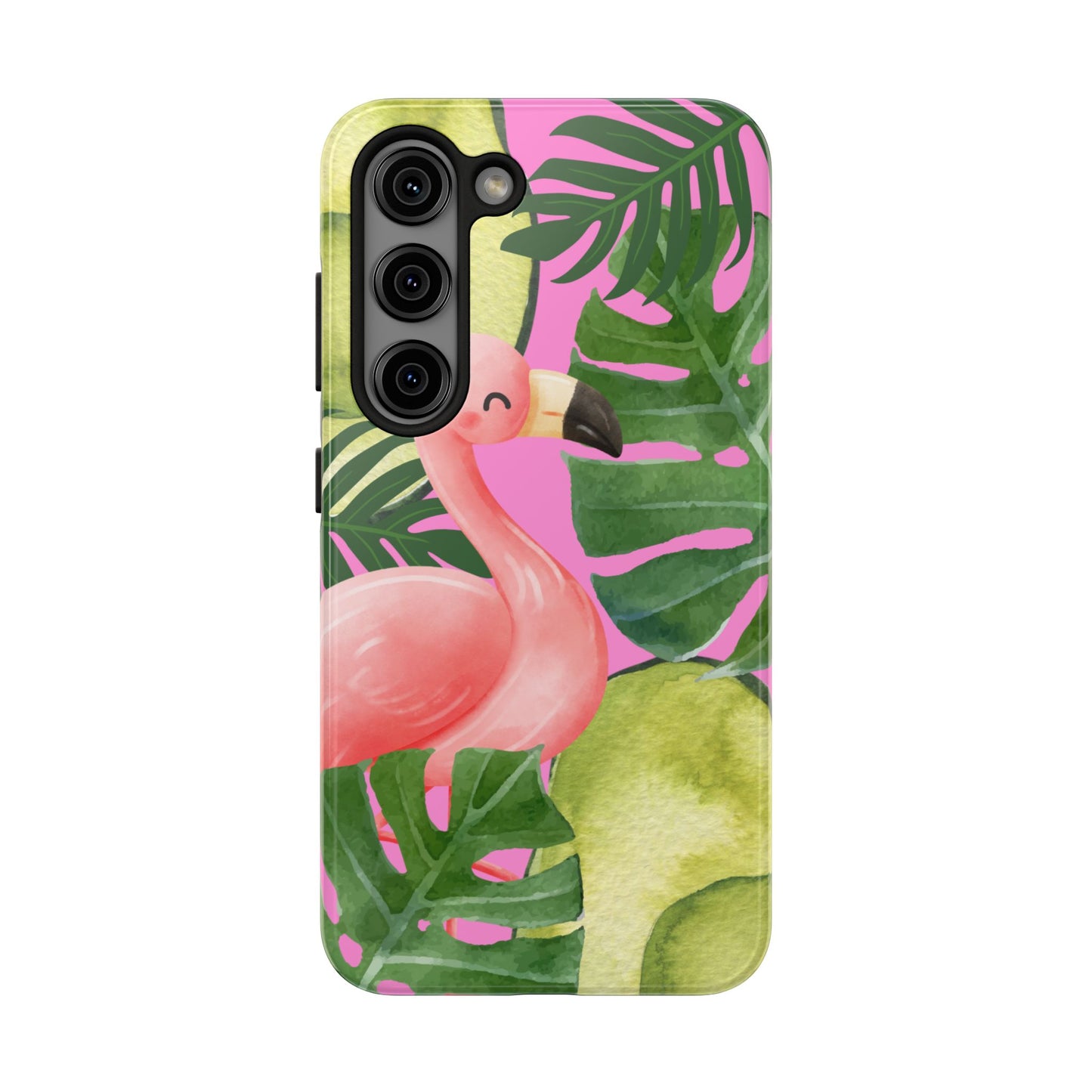 Tropical Flamingo, Cute, Summer Vibes Tough Phone Case