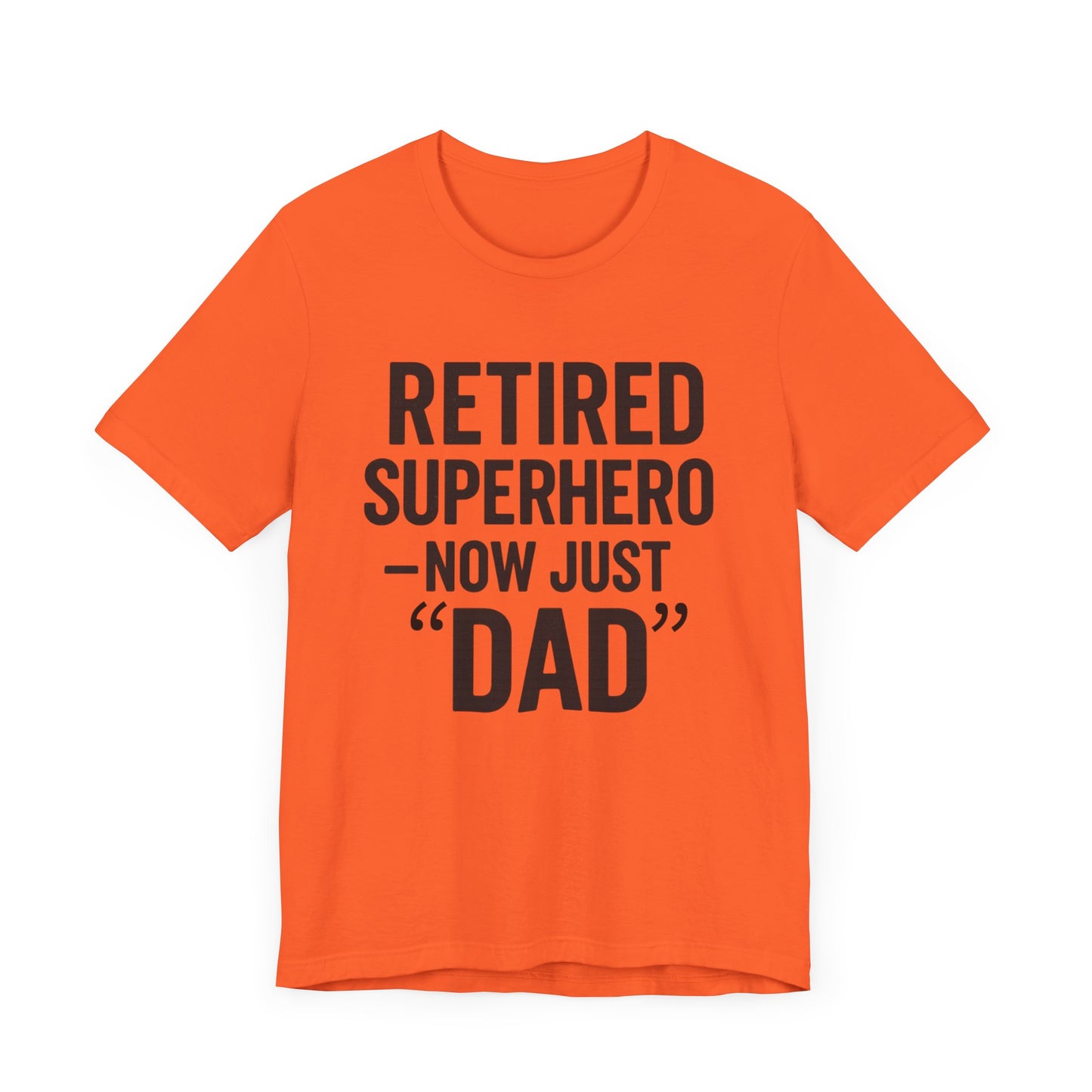 Retired Superhero Dad Tee - Unisex Jersey Short Sleeve T-Shirt