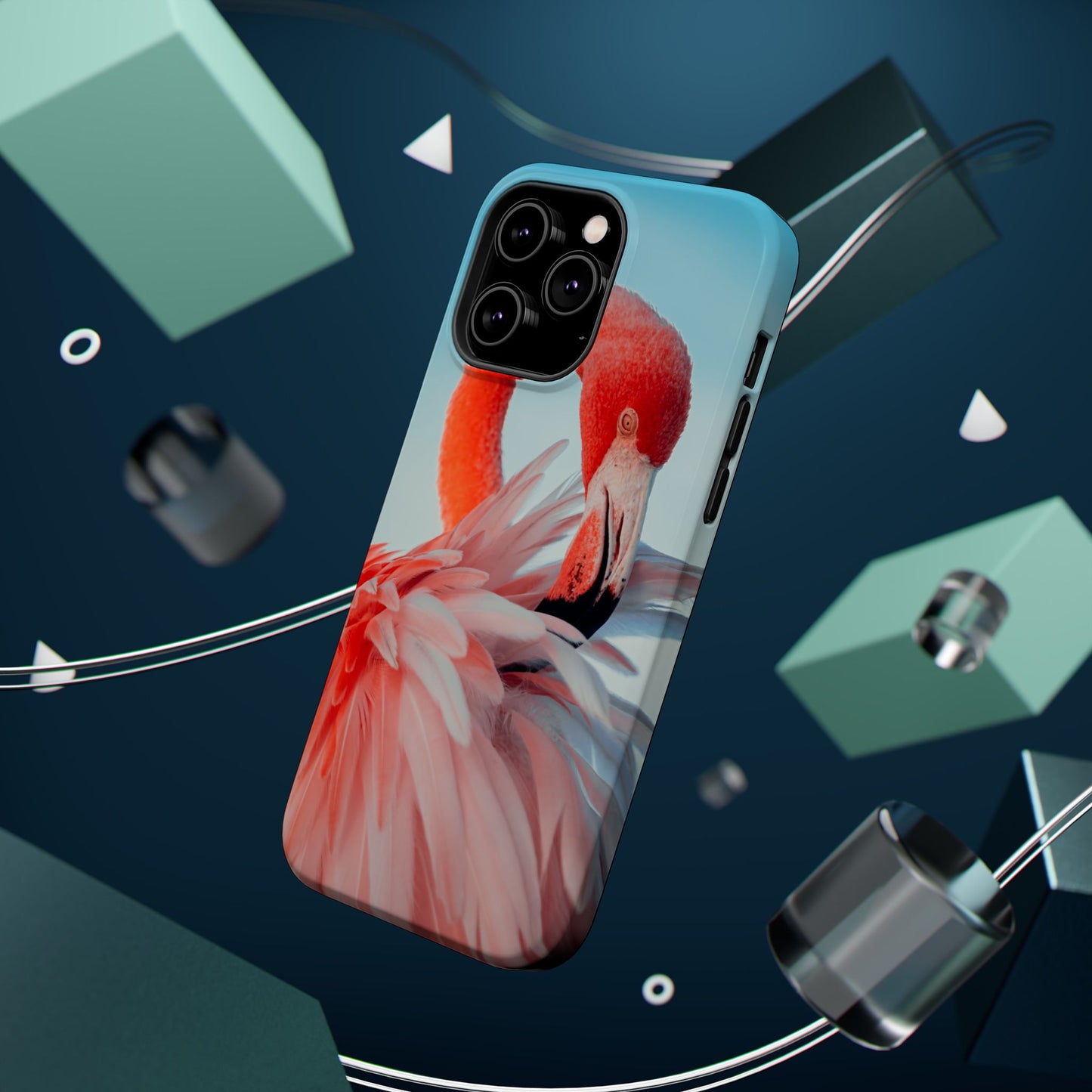 Vibrant Flamingo, Tropical MAGNETIC Phone Case