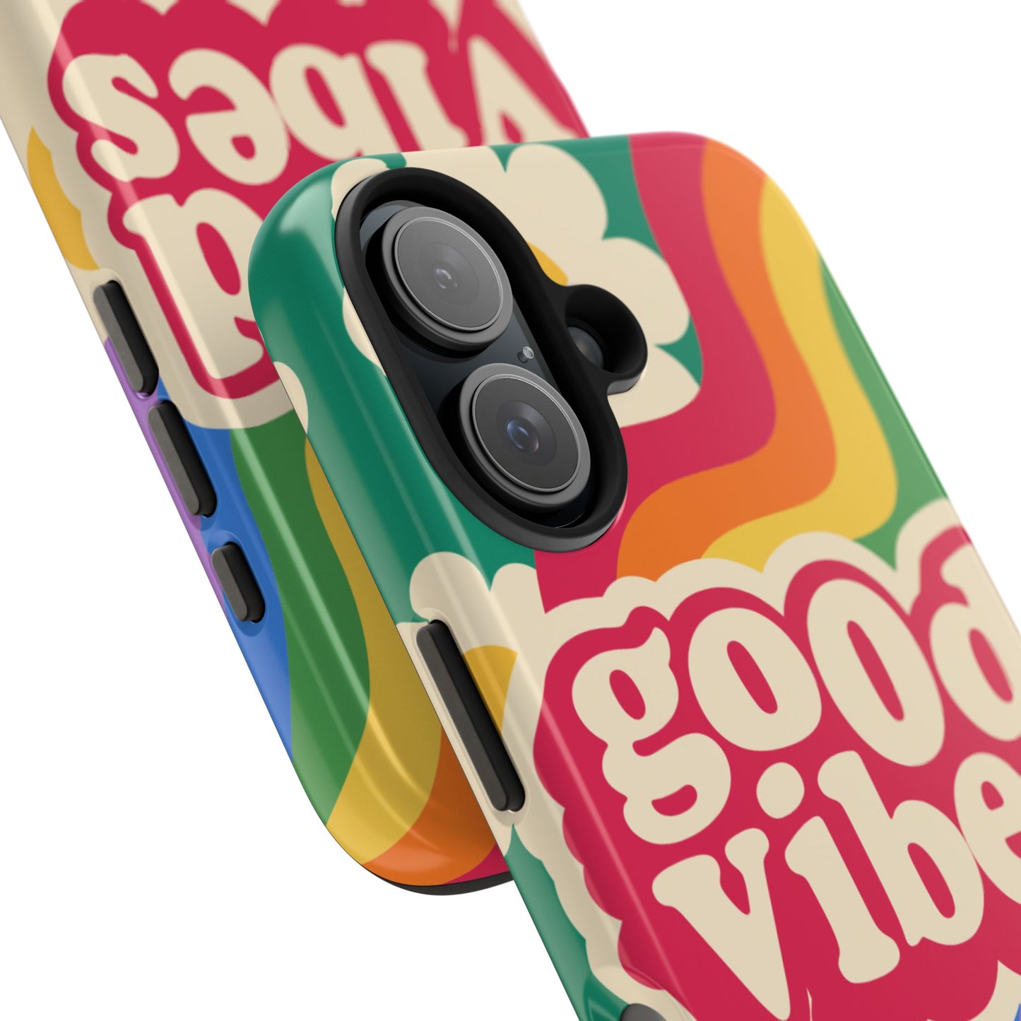 Good Vibes Tough Phone Cases, Colorful, Cheerful Phone Protection, Gifts for Friends