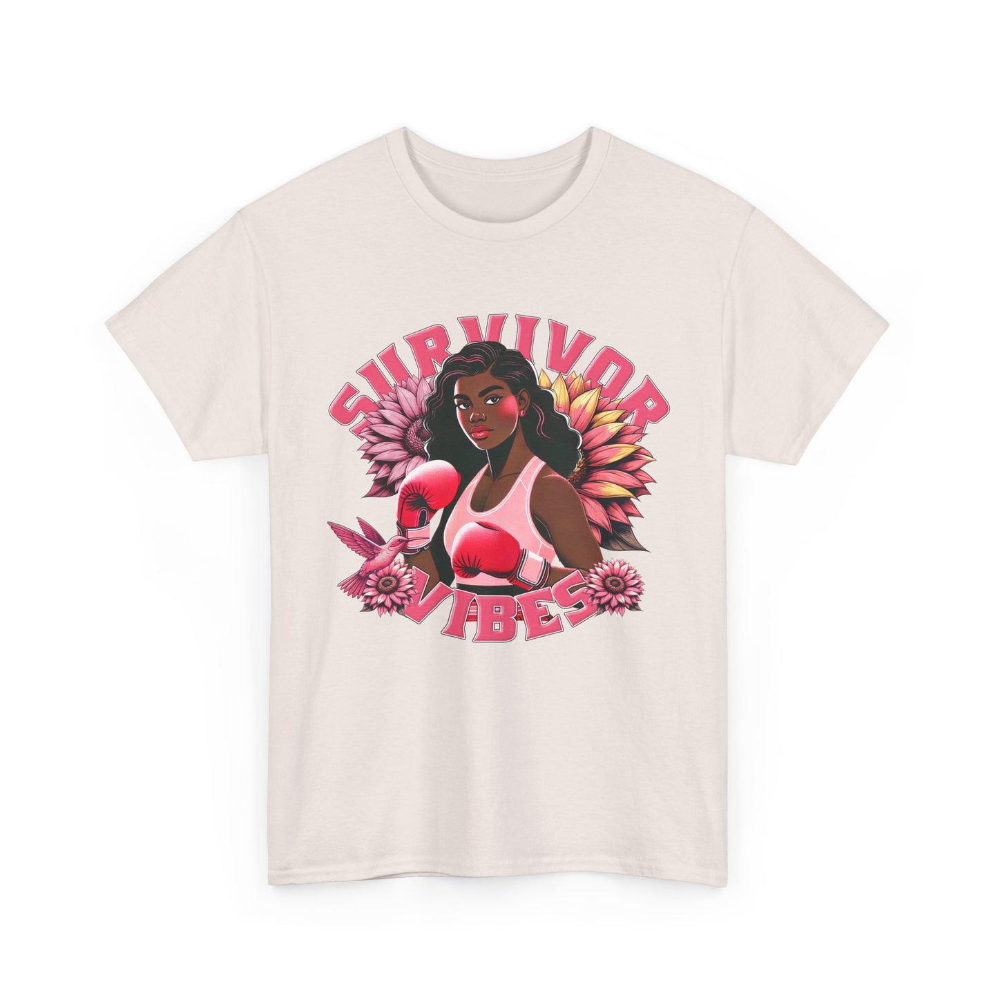 Survivor Vibes Unisex Tee - Empowering Breast Cancer T-Shirt