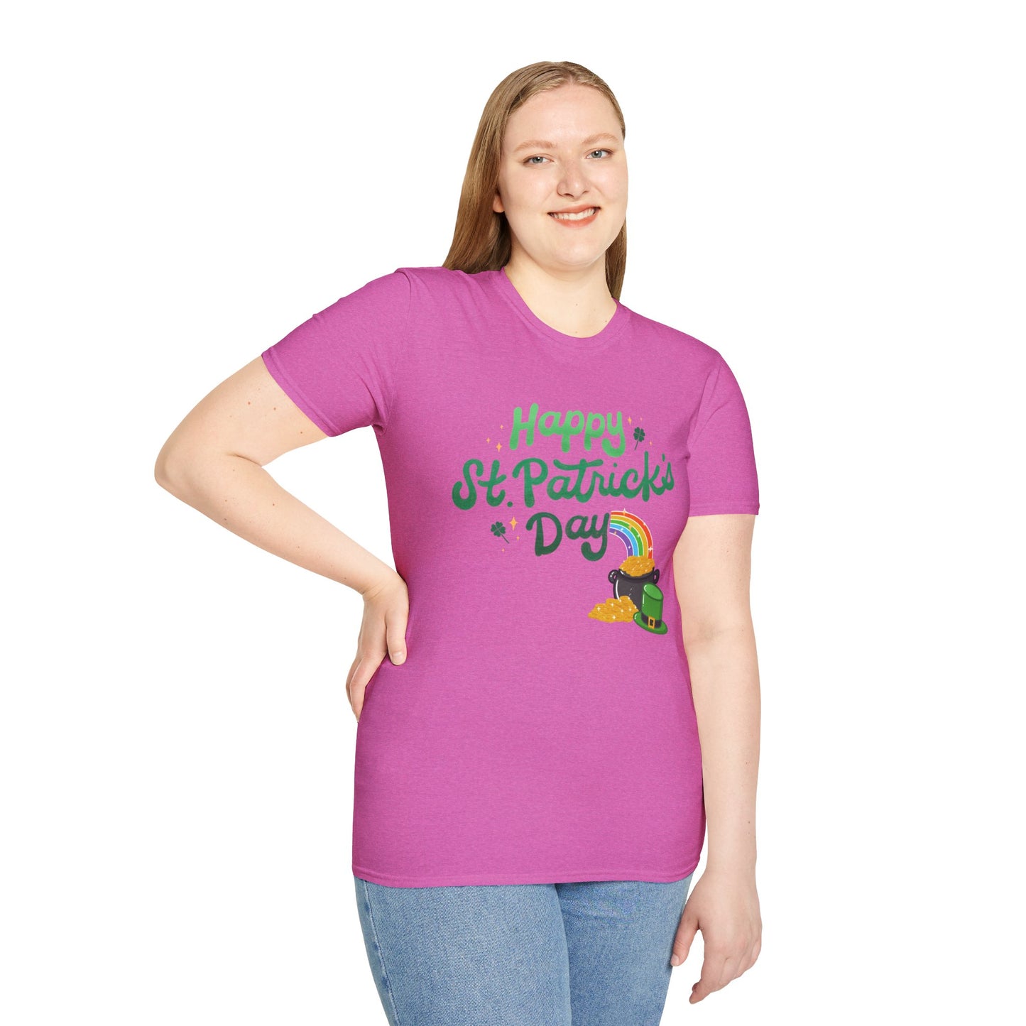 Happy St. Patrick's Day Unisex Softstyle T-Shirt
