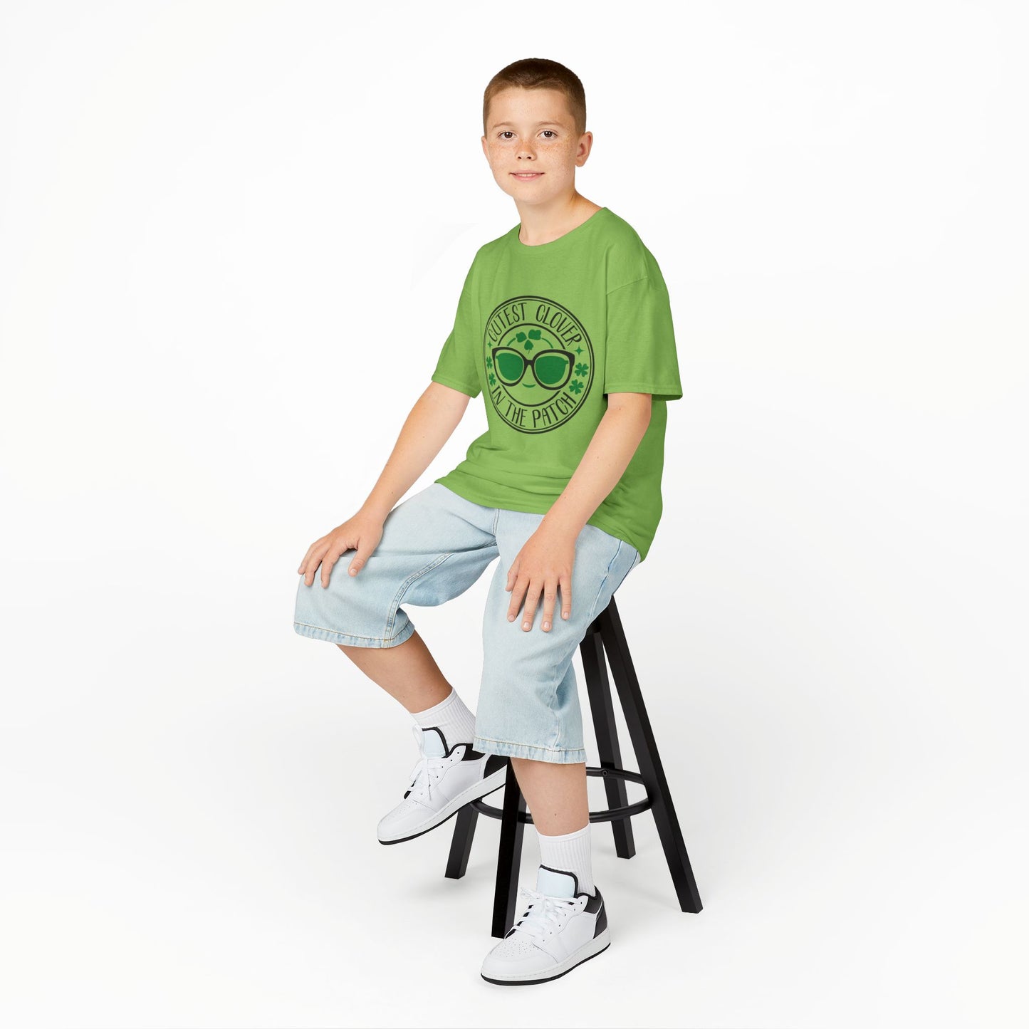 Cute Clover Kids Tee - "Cutest Clover in the Patch" St. Patrick's Day Shirt