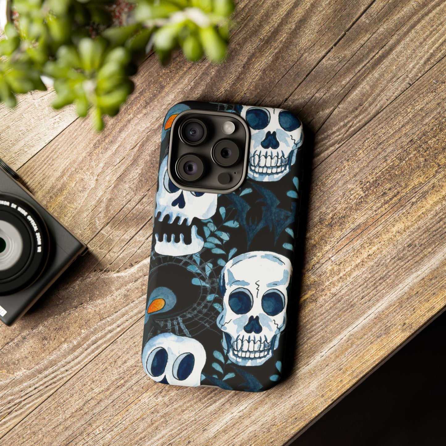 Halloween, Skull, Gothic Phone Case for Iphone - FREE Shipping