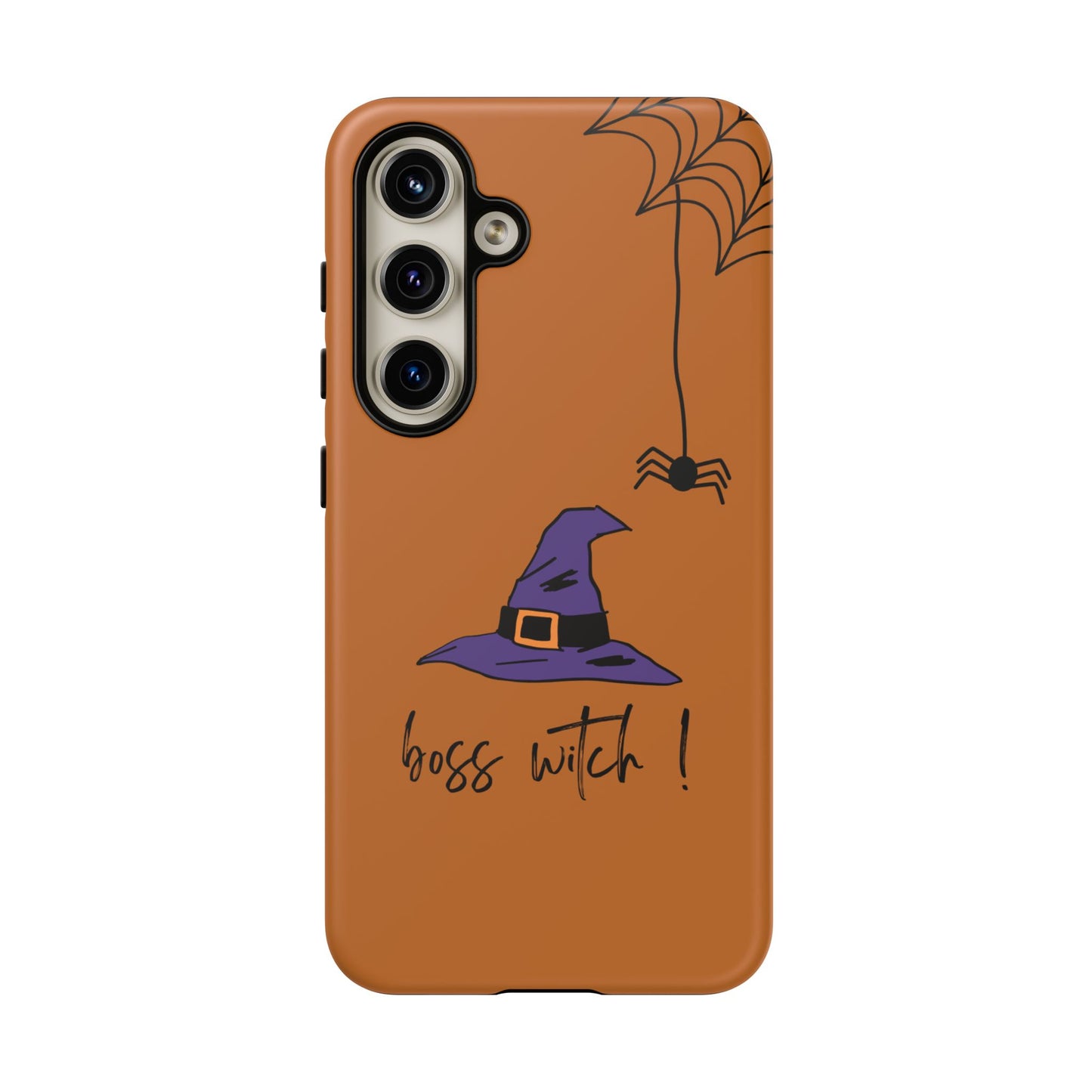 Halloween Phone Case, Boss Witch Phone Cover, Spooky Witch Design, Phone Accessory, Gift for Her, Autumn Decor, Witchy Aesthetic