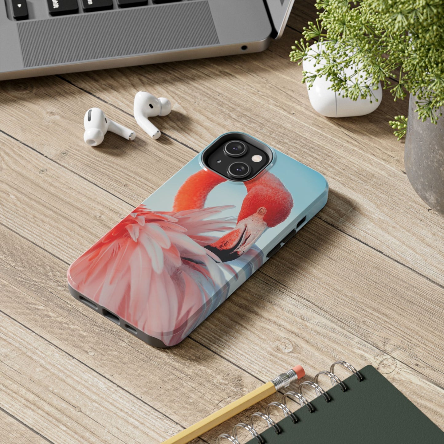 Vibrant Flamingo, Tropical Phone Case