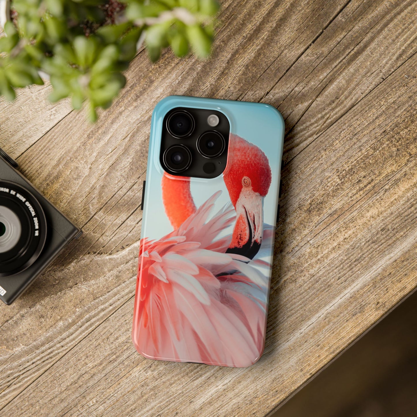 Vibrant Flamingo, Tropical Phone Case
