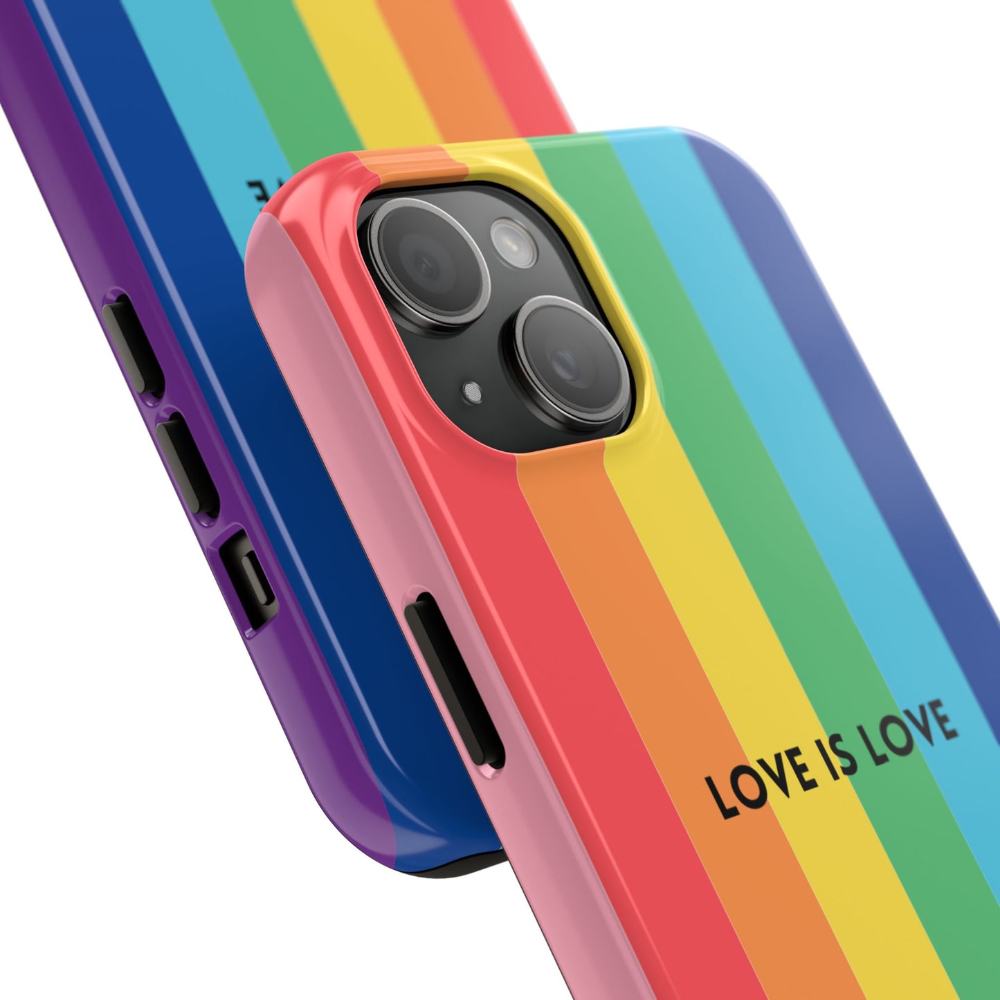 LOVE IS LOVE Colorful Love, Pride Tough Phone Case