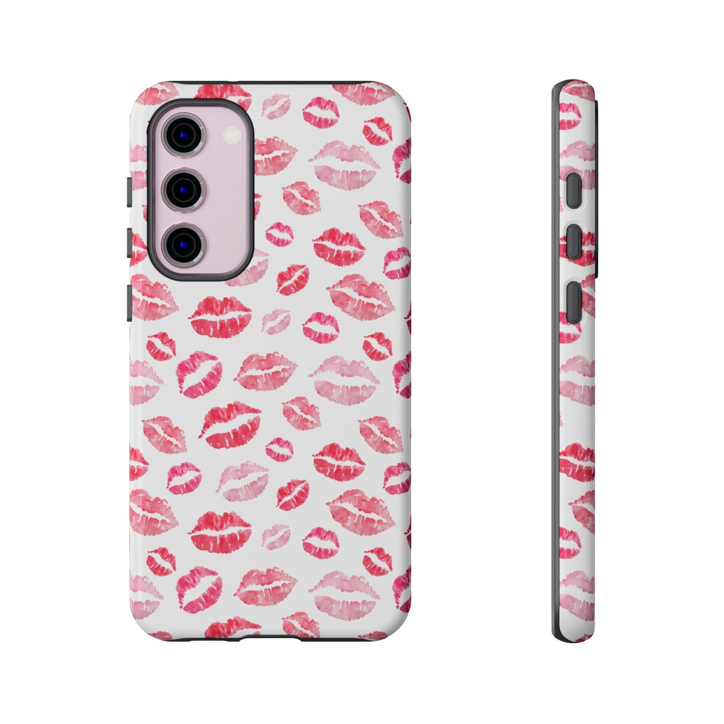 Kiss Pattern Tough Phone Cases, Cute, Unique for Samsung