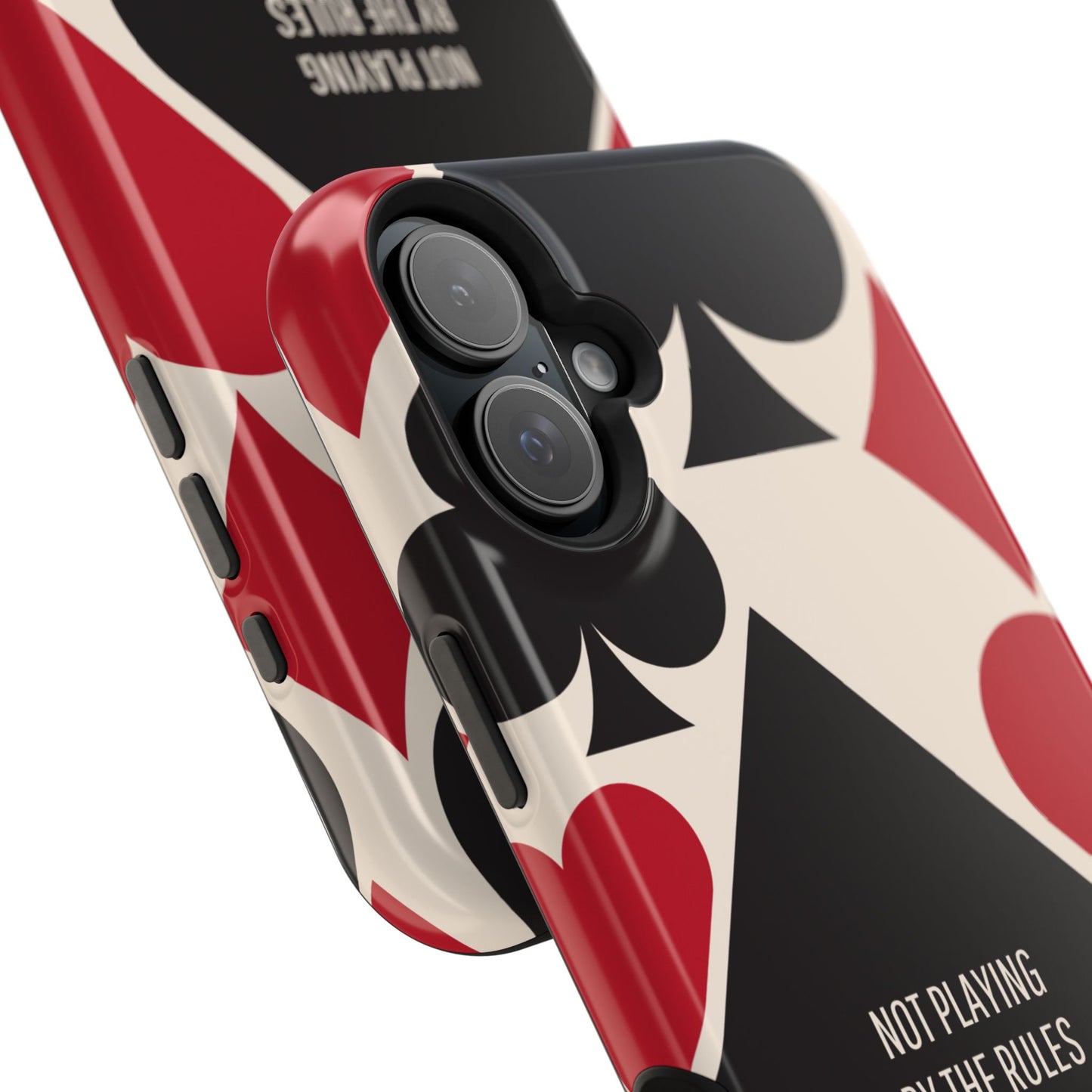 Bold Playing Card Tough Phone Case - Not Playing by the Rules for Iphone