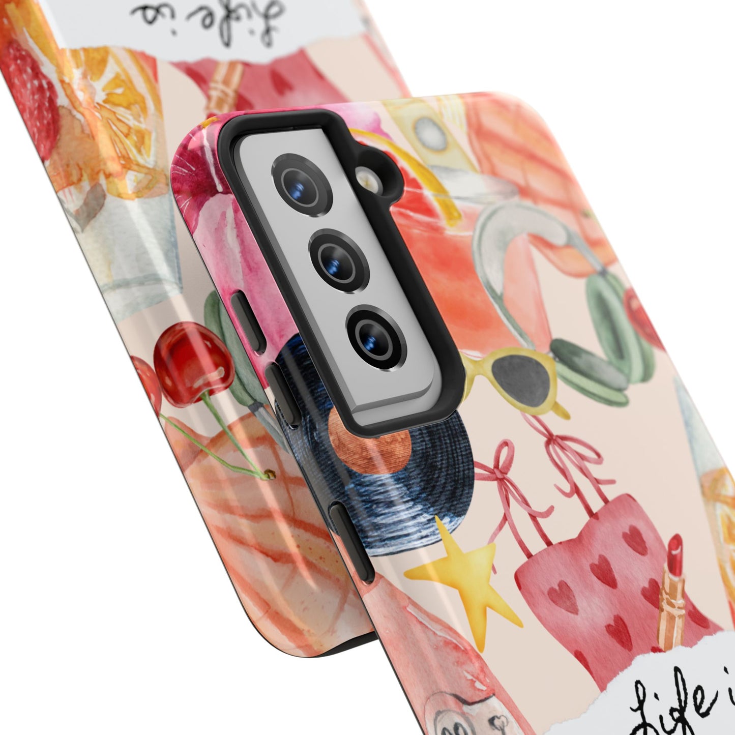 Life is Wonderful, Stylish Phone Cover, Cute Phone Accessory, Gift for Her, Summer Vibe Phone Case