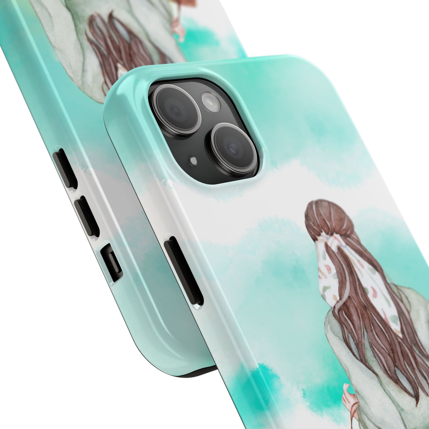 Whimsical Woman Tough Phone Case