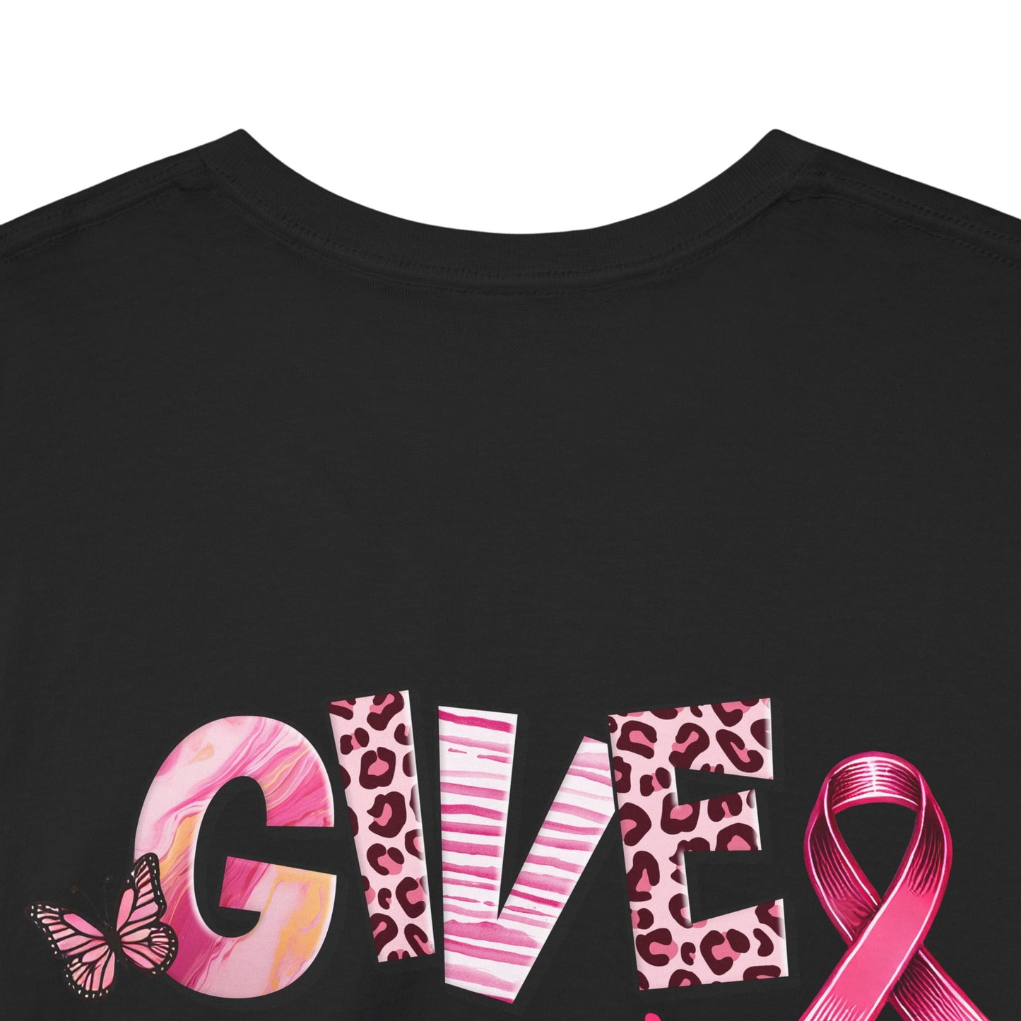 Breast Cancer Awareness Tee - "Give Cancer the Boot" Unisex Cotton Shirt