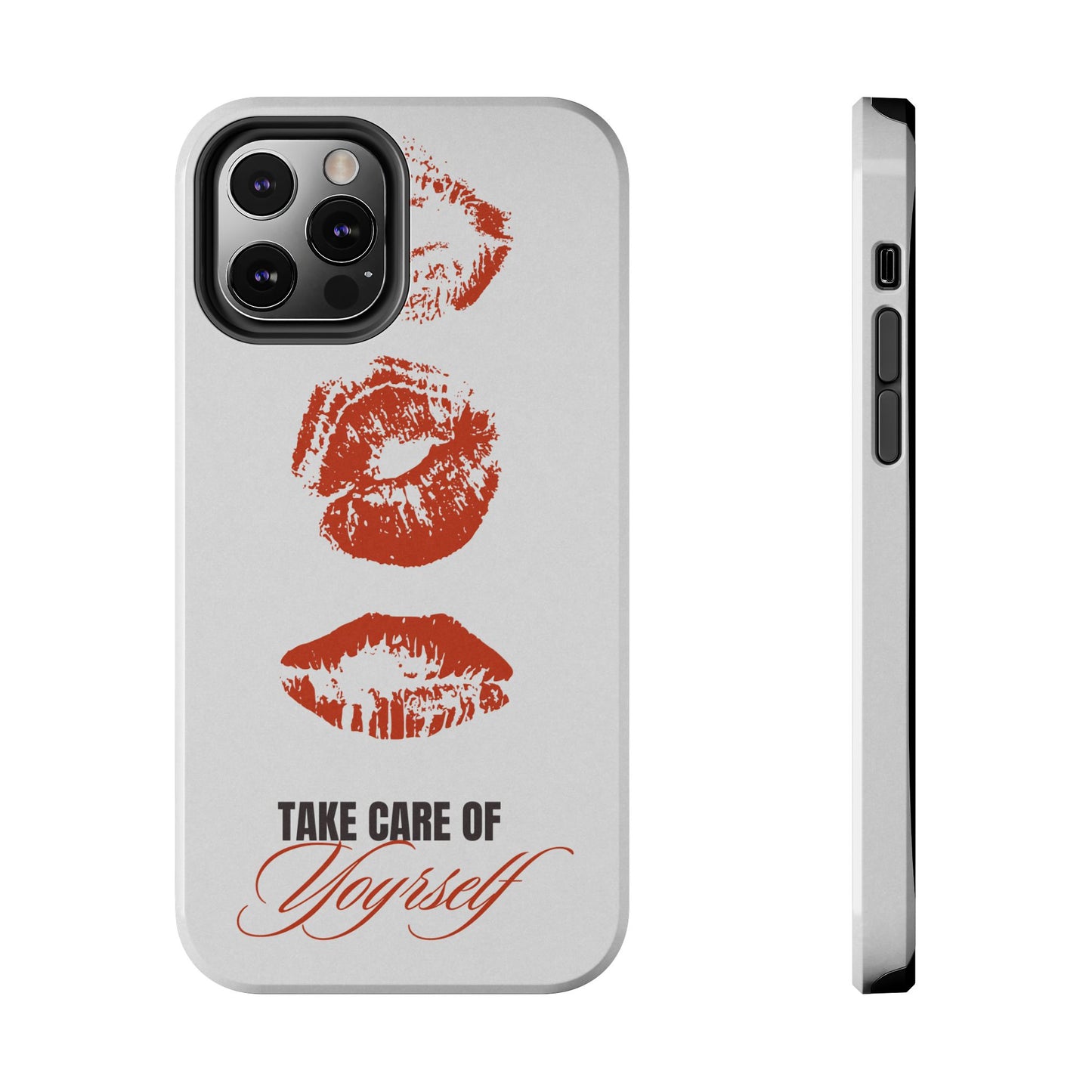 Kiss Print, Chic. Tough Phone Case