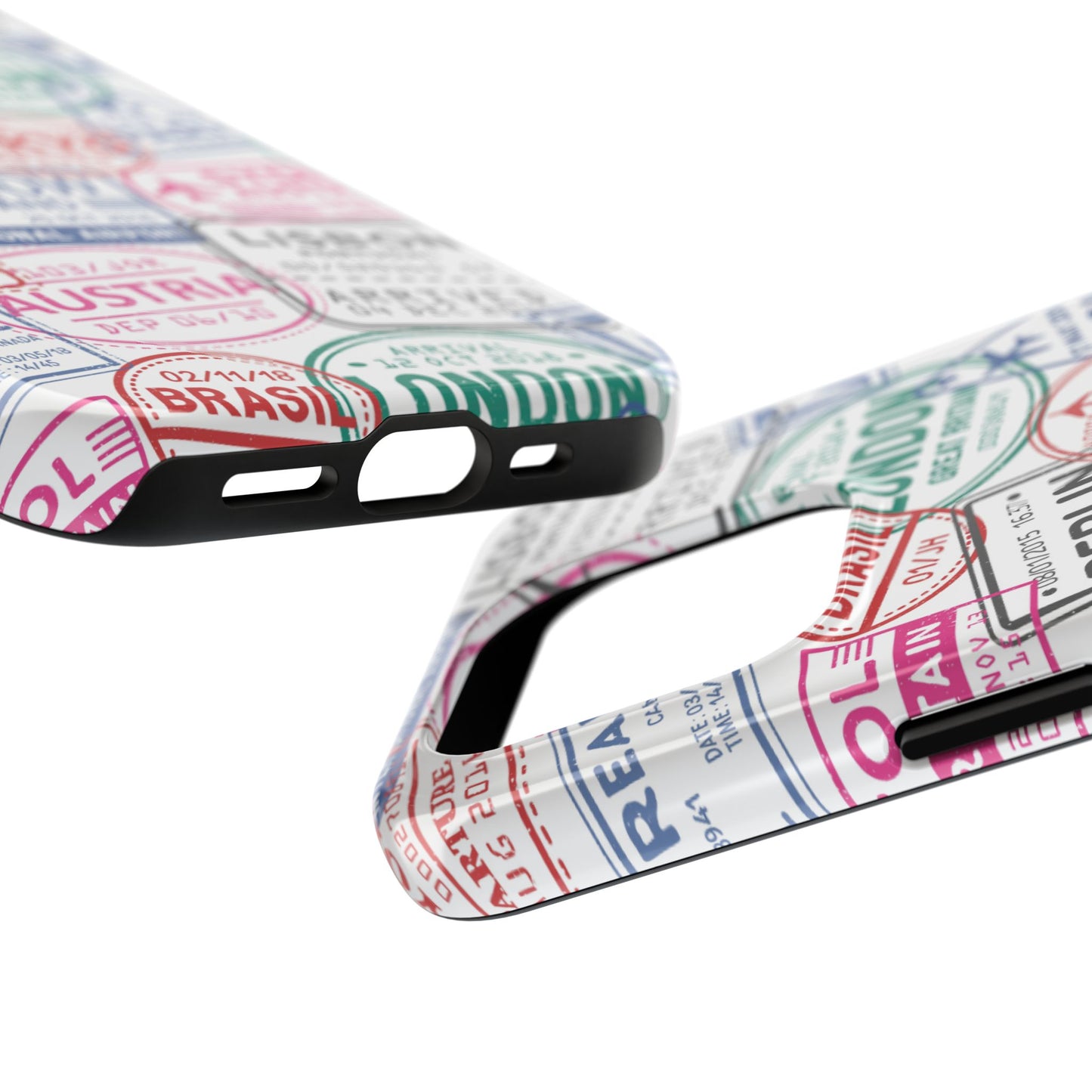 Travel-Inspired, Passport, Travelers, Adventure Stamp, Unique Phone Case