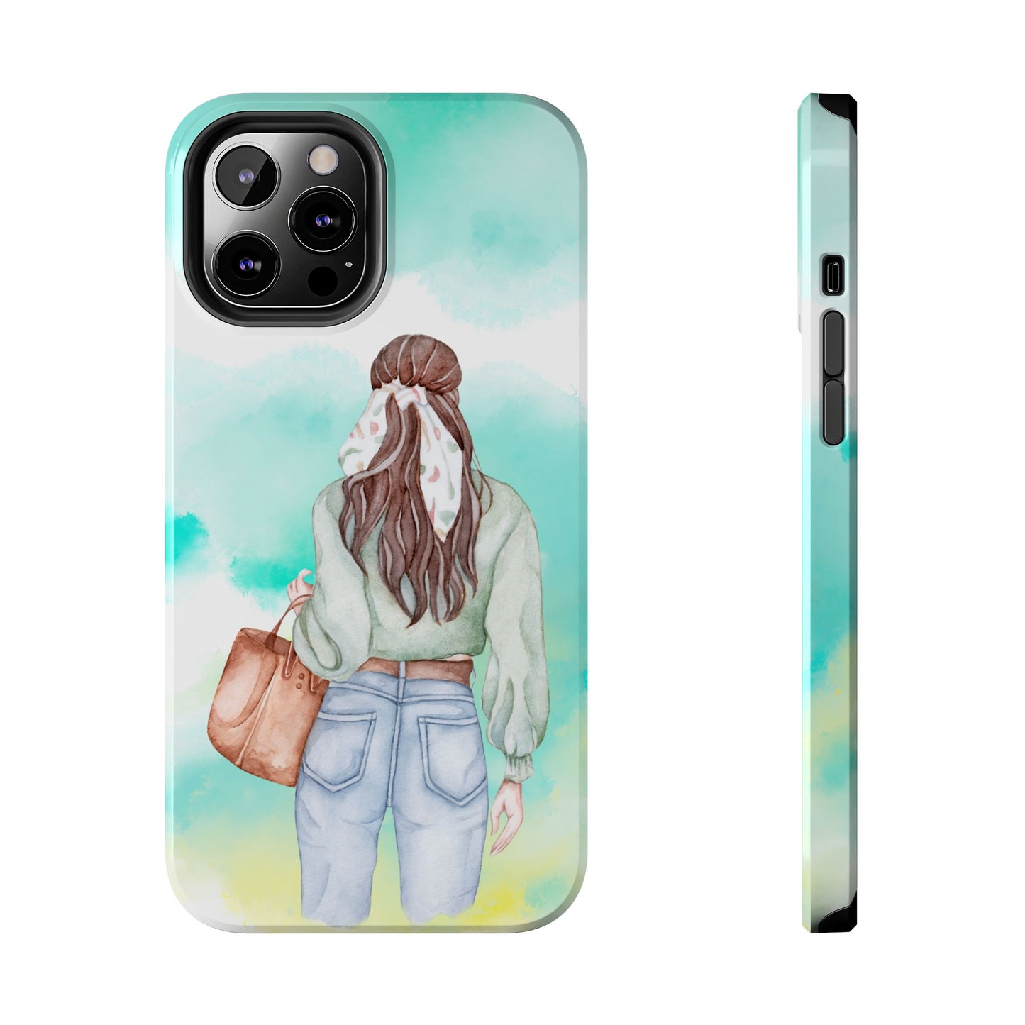Whimsical Woman Tough Phone Case
