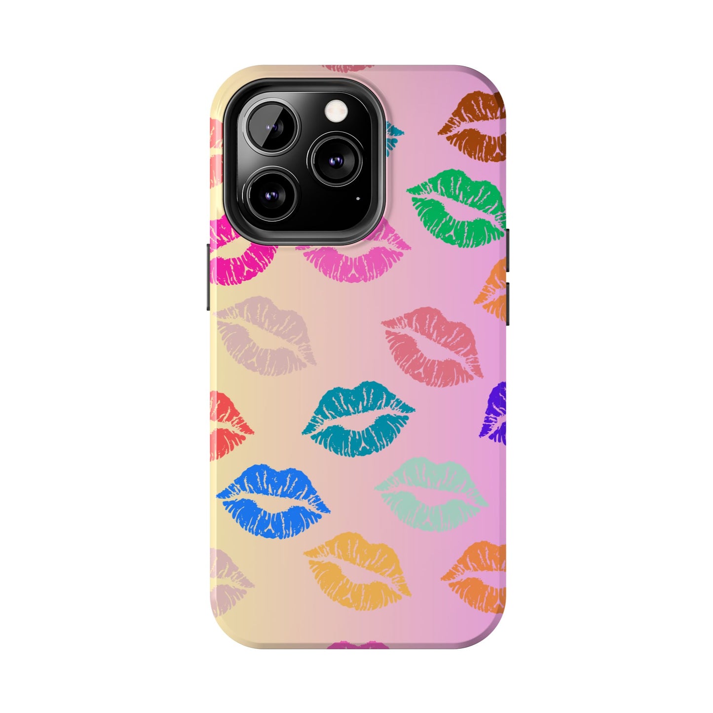 Kiss Print Tough Phone Cases Cute, Durable for Iphone