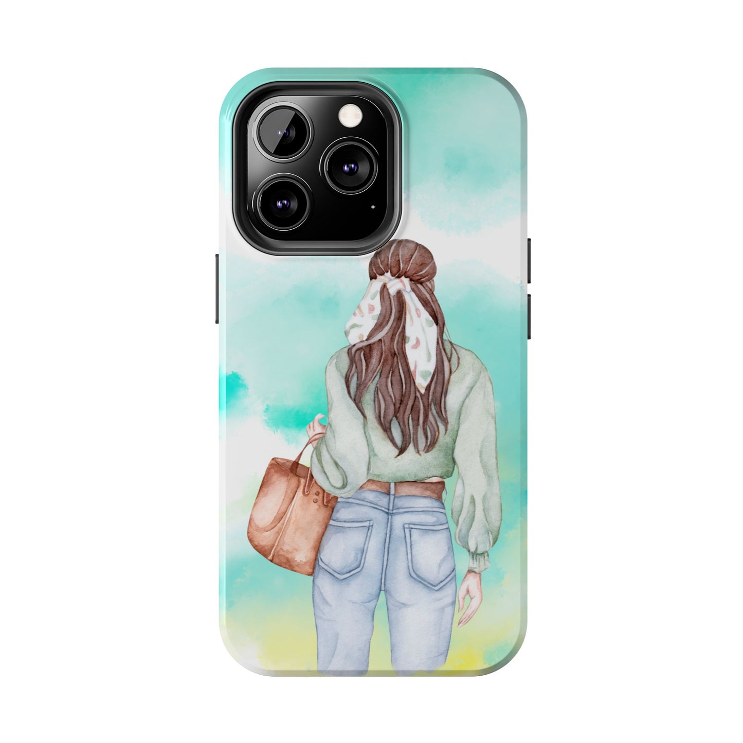 Whimsical Woman Tough Phone Case