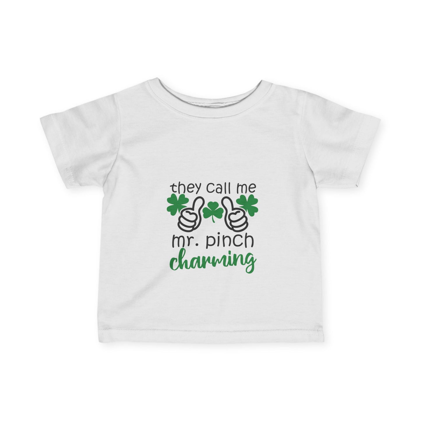 Infant St. Patrick's Day Tee - 'They Call Me Mr. Pinch Charming'