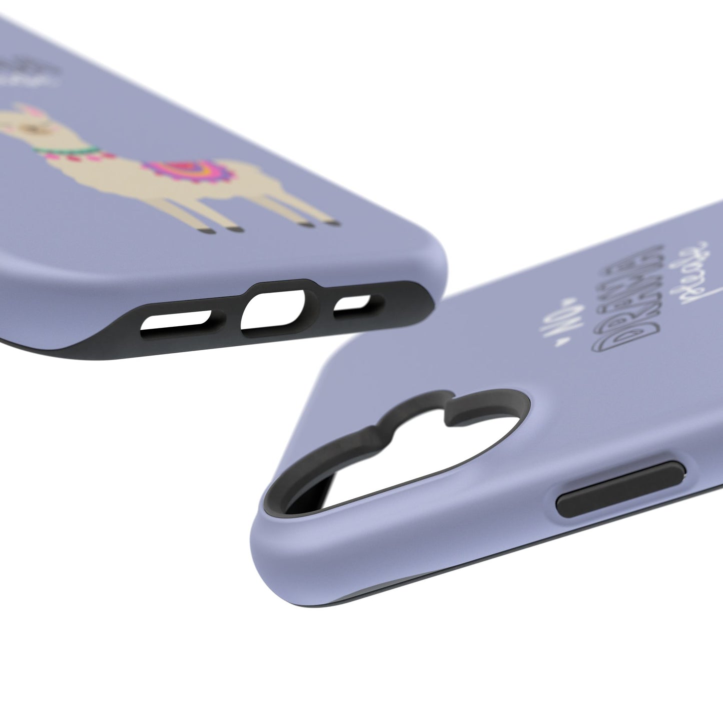 Cute Llama - No Drama MAGNETIC Tough Phone Case