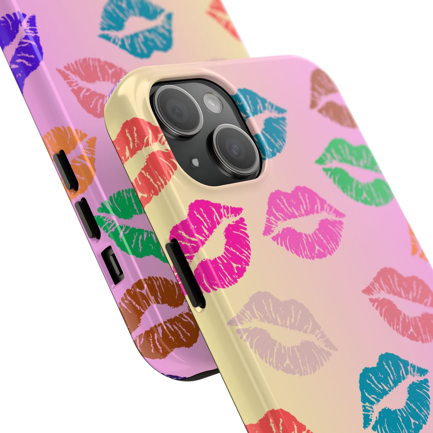 Kiss Print Tough Phone Cases Cute, Durable for Iphone
