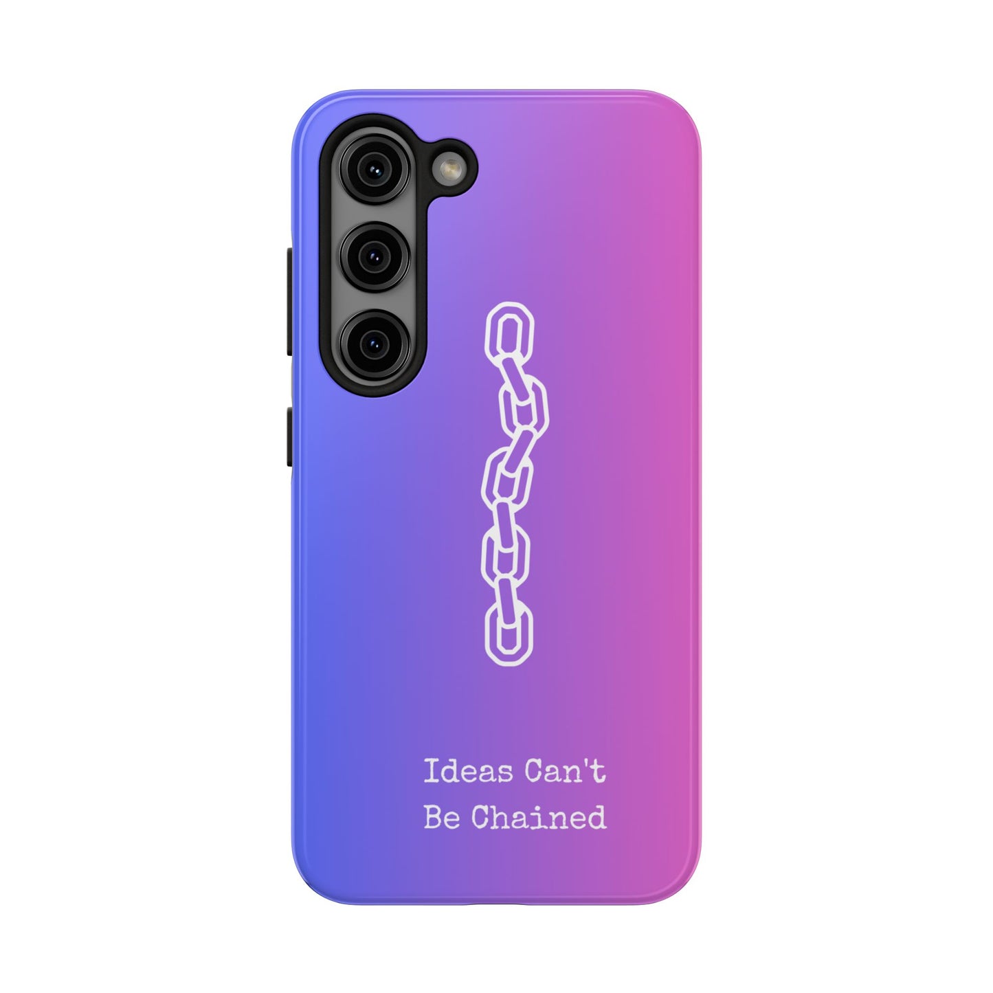 Inspirational, Motivational - Ideas Can't Be Chained Phone Cases