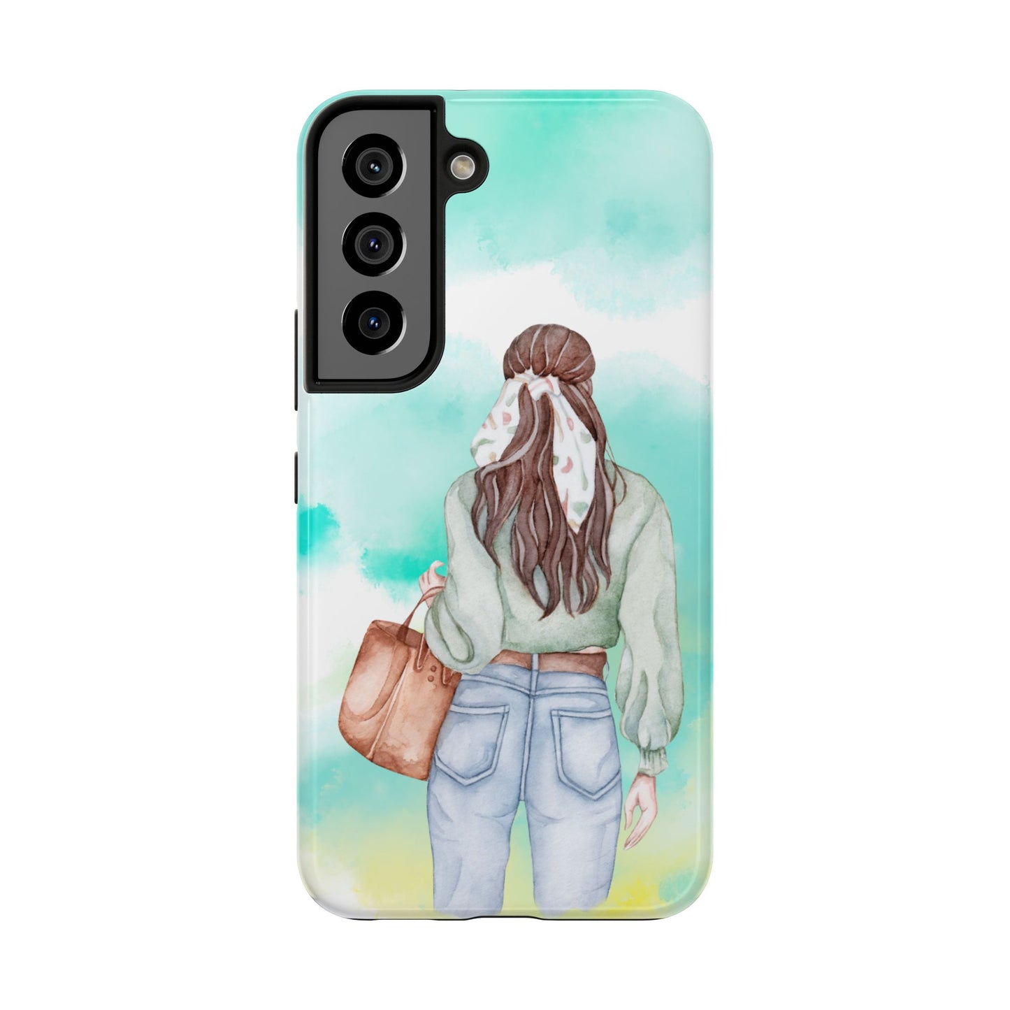 Whimsical Woman Tough Phone Case