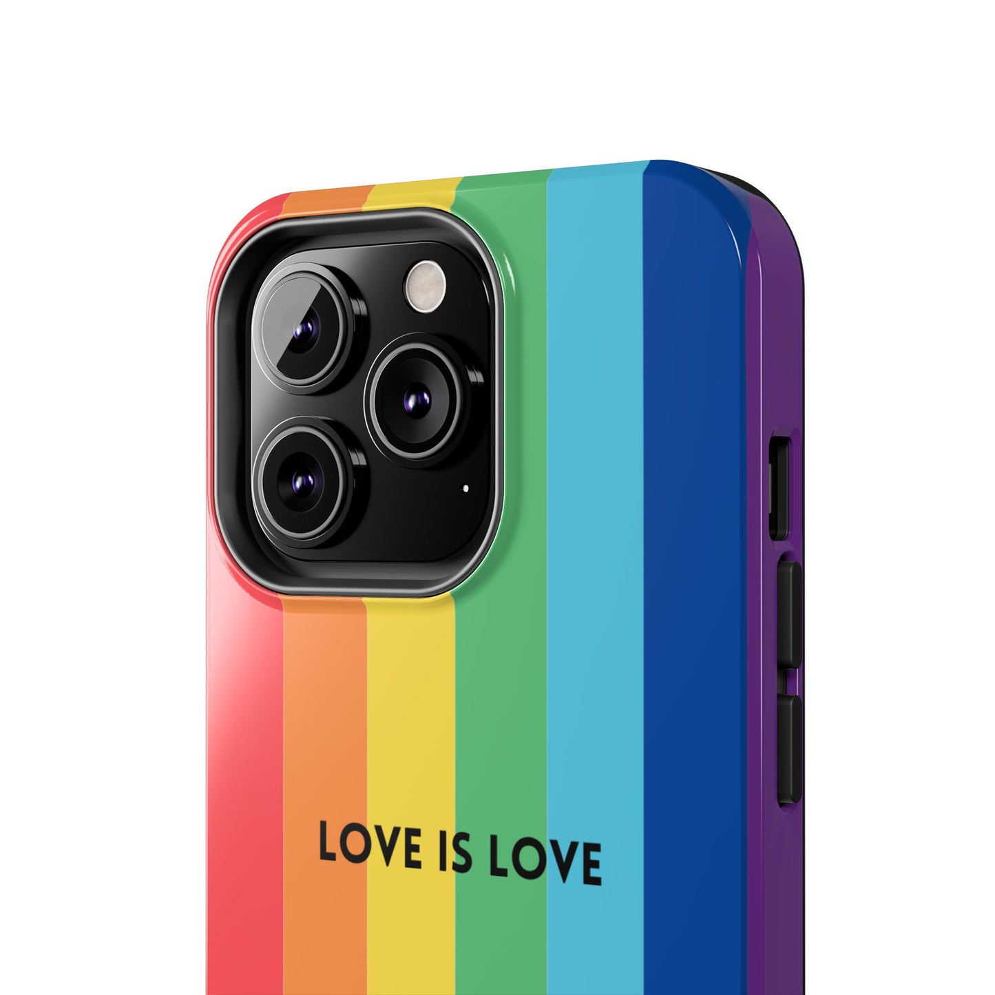 LOVE IS LOVE Colorful Love, Pride Tough Phone Case