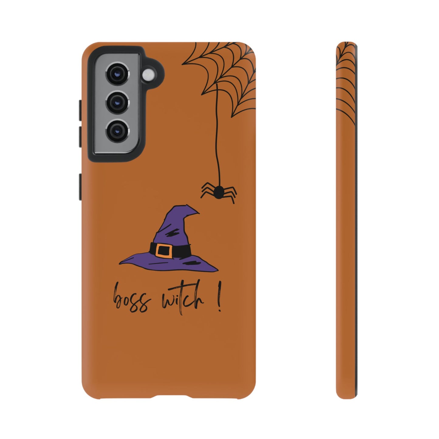 Halloween Phone Case, Boss Witch Phone Cover, Spooky Witch Design, Phone Accessory, Gift for Her, Autumn Decor, Witchy Aesthetic