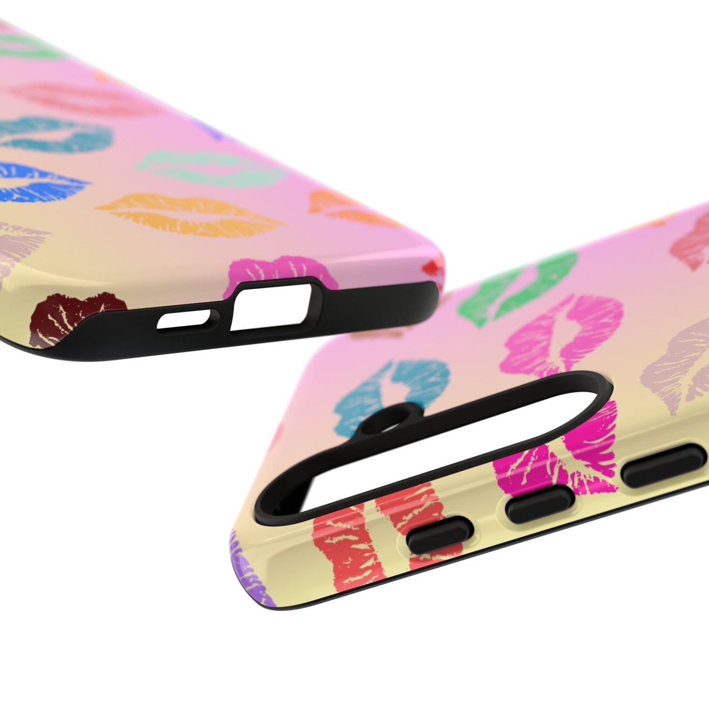 Kiss Print Tough Phone Cases Cute, Durable for Samsung