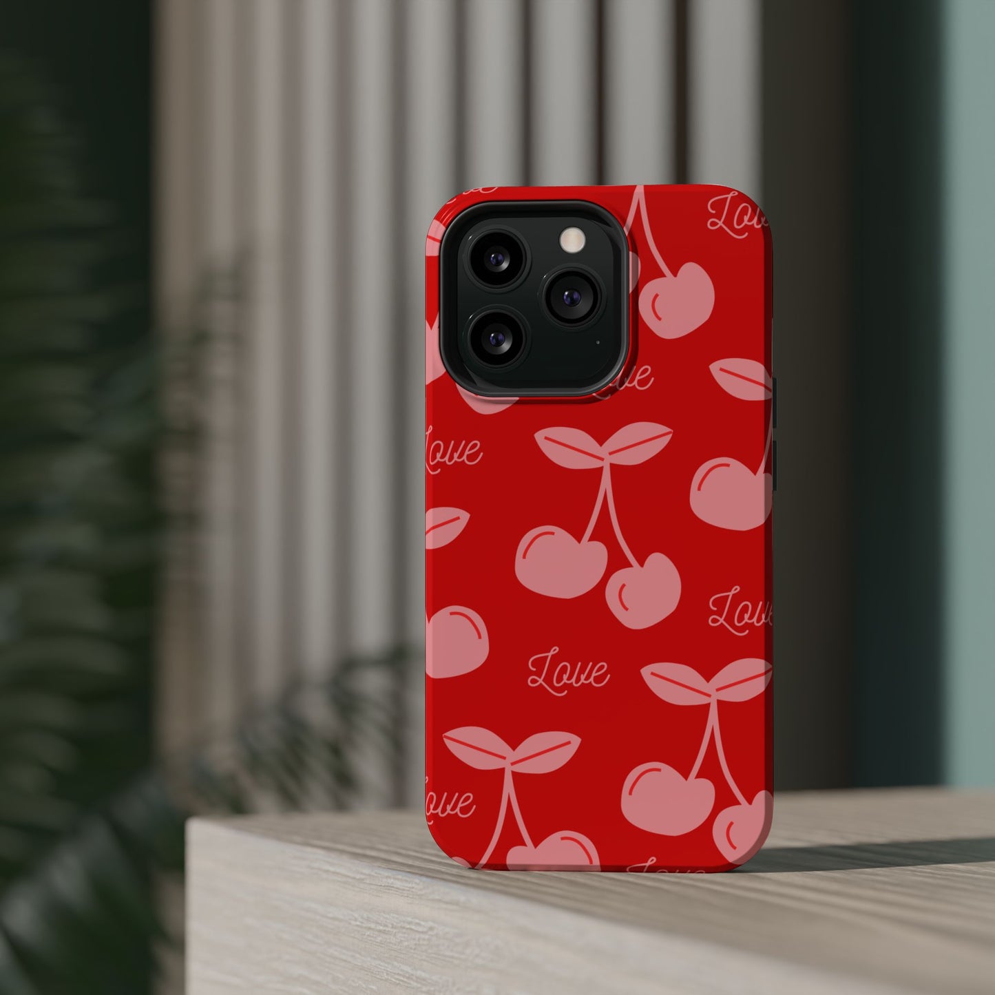 Cherry Love MAGNETIC Tough Cases, Cute Protection, Gift for Her, Valentine's Day
