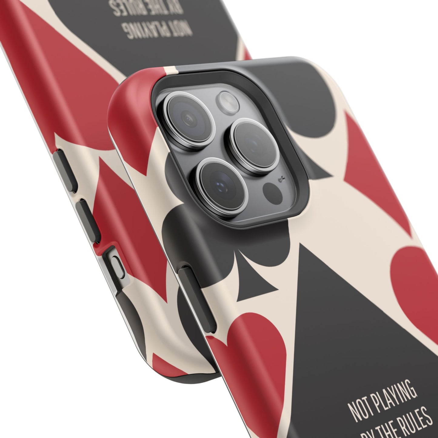 Bold Playing Card Tough Phone Case - Not Playing by the Rules for Iphone
