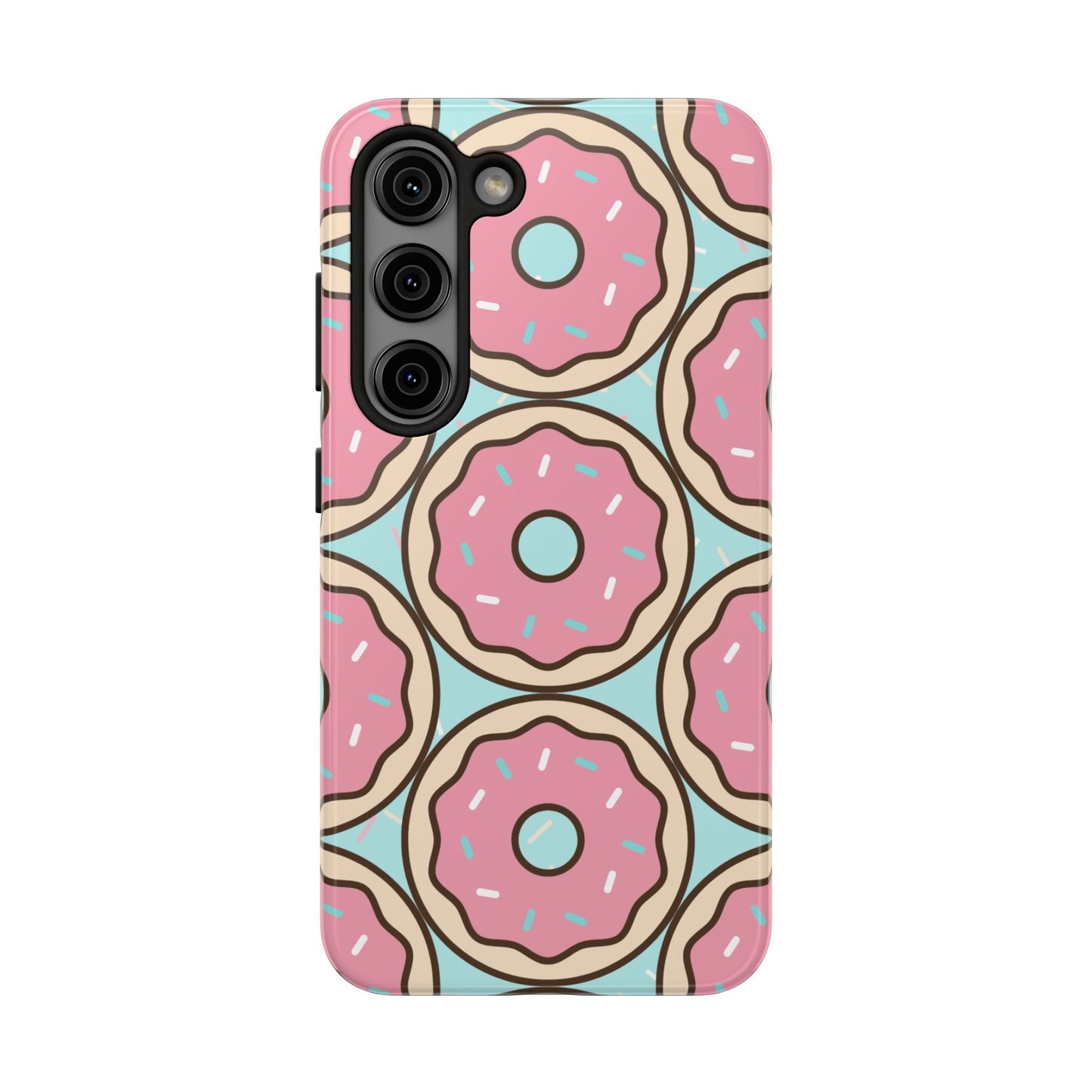 Cute Donut Pattern Tough Phone Case