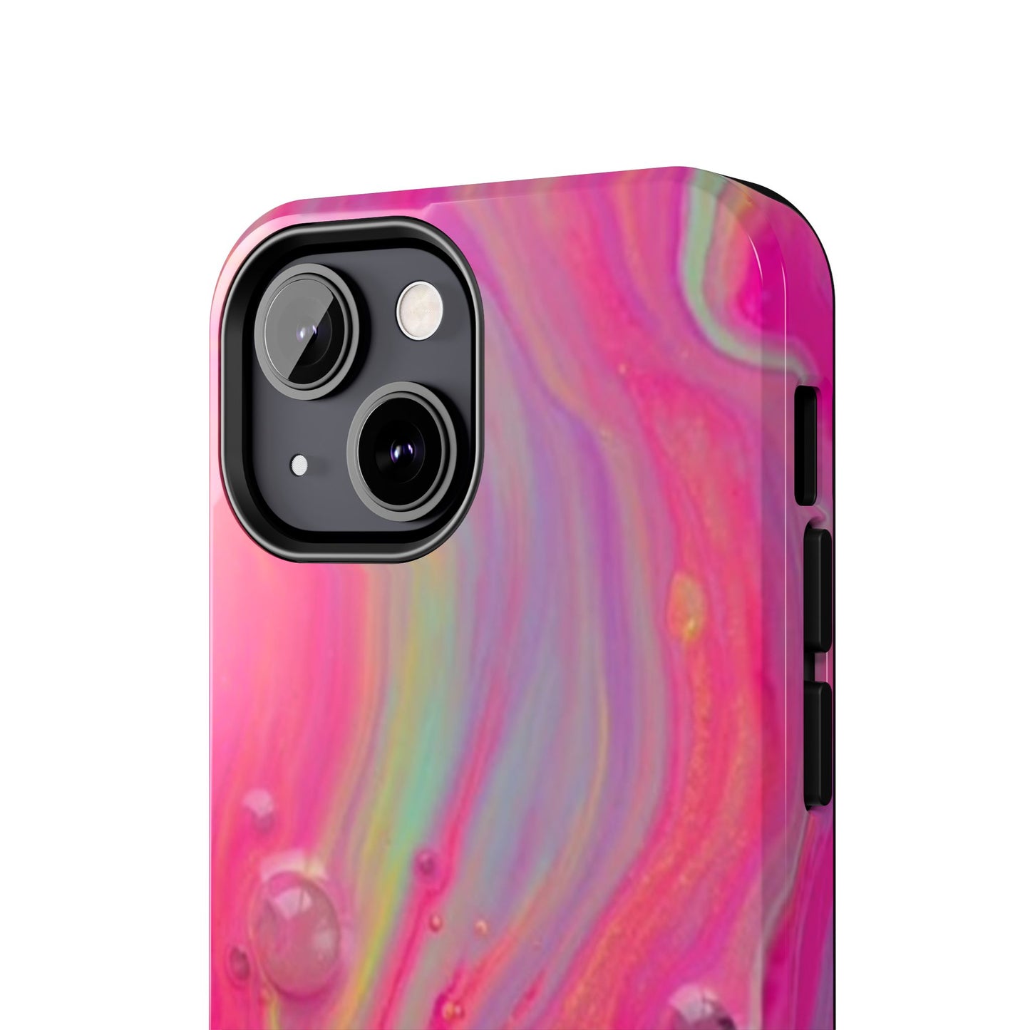 Colorful Swirl Futuristic Tough Phone Case, Stylish Durable Cover for Iphone