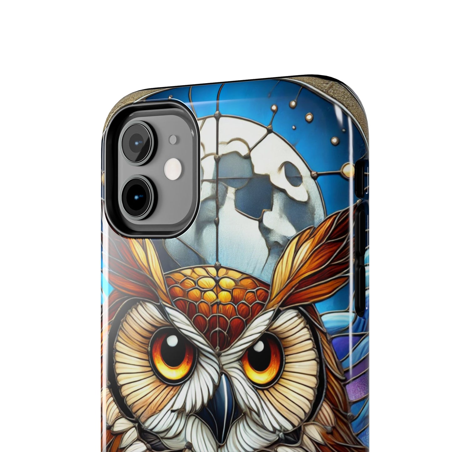 IPhone Case - Owl Stained Glass Design - Durable Protection