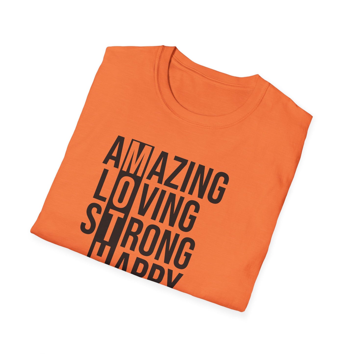 Affirmation T-Shirt - Inspirational Amazing Loving Strong Happy Selfless Graceful-MOTHER
