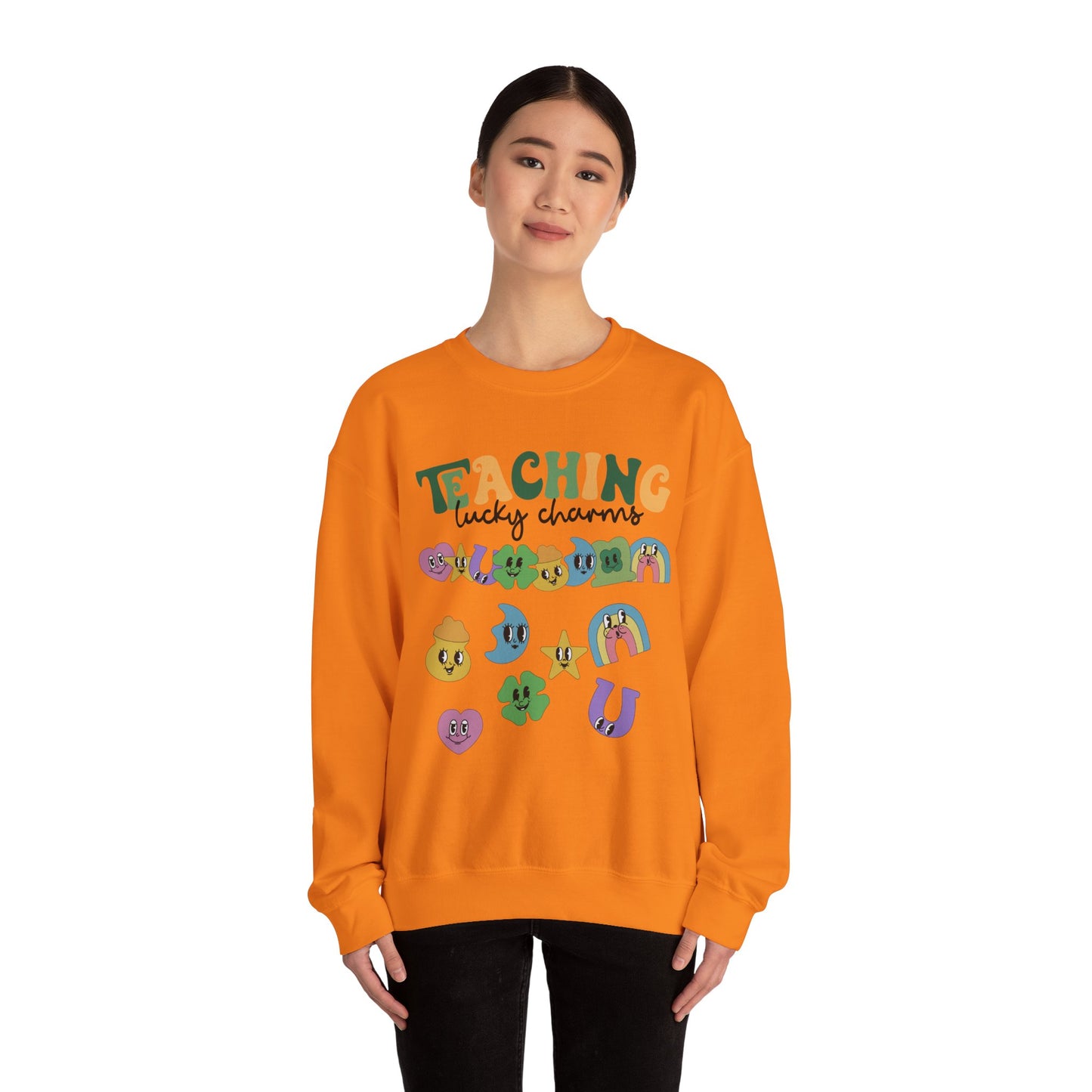 Teaching Lucky Charms Crewneck Sweatshirt for Educators