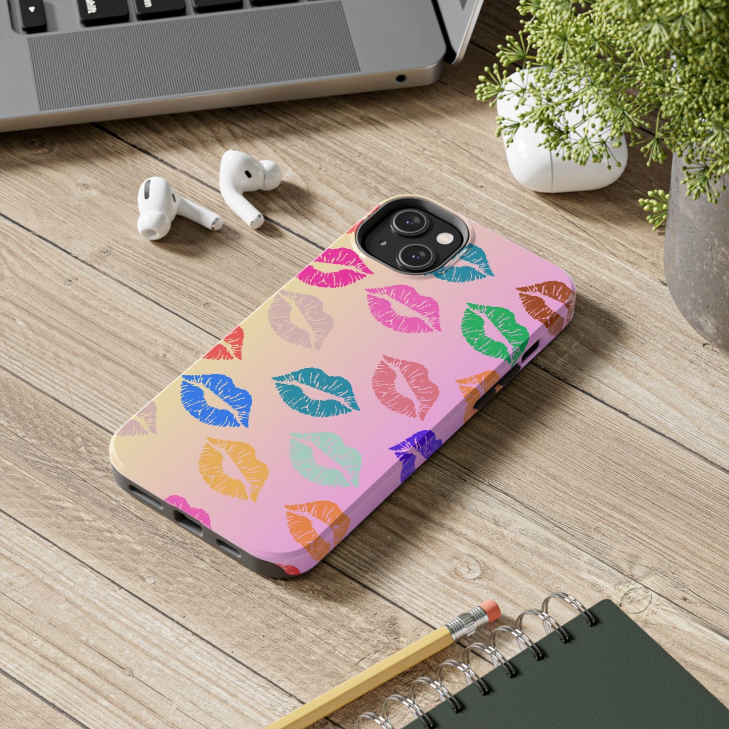 Kiss Print Tough Phone Cases Cute, Durable for Iphone