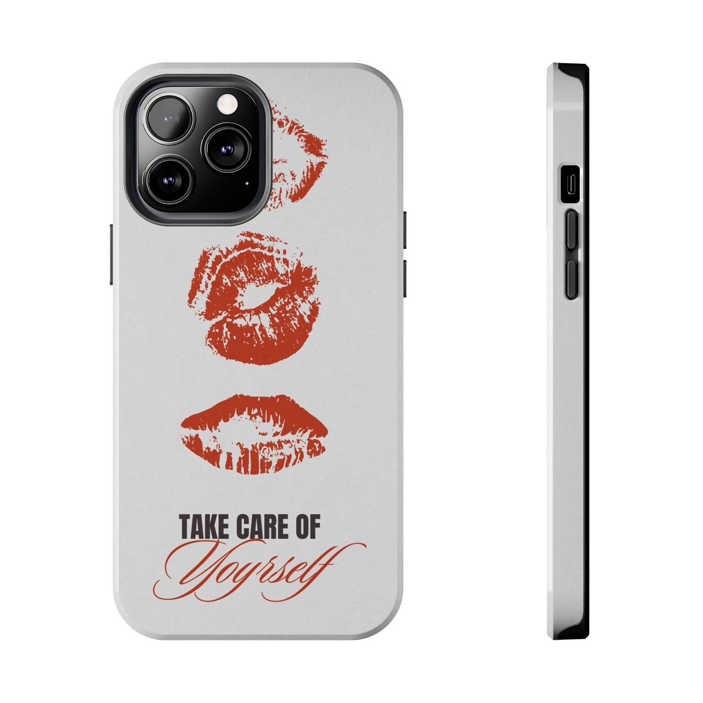 Kiss Print, Chic. Tough Phone Case