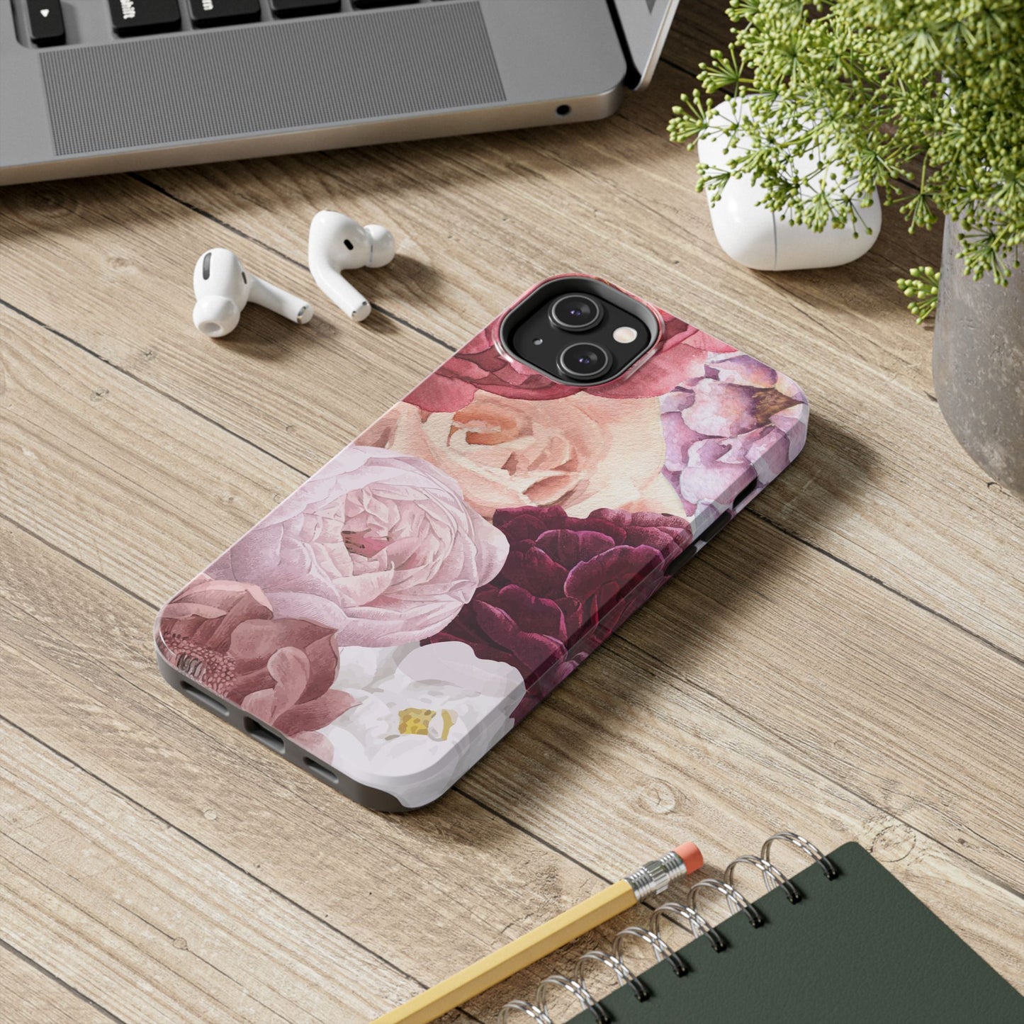 Elegant Protection for Every Occasion Floral Tough Phone Case