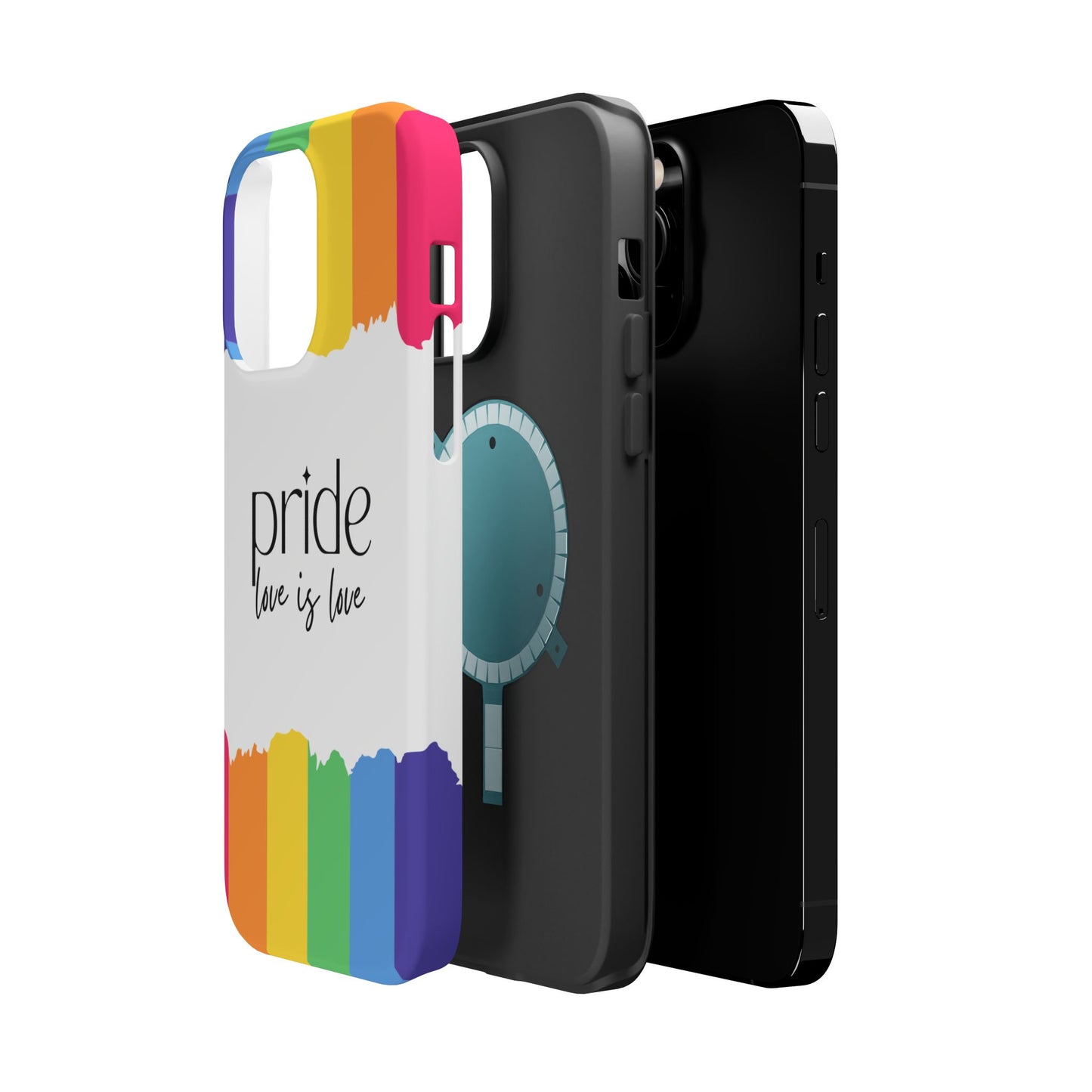 Pride - Love is Love, LGBTQ+, Rainbow Tough Phone Case