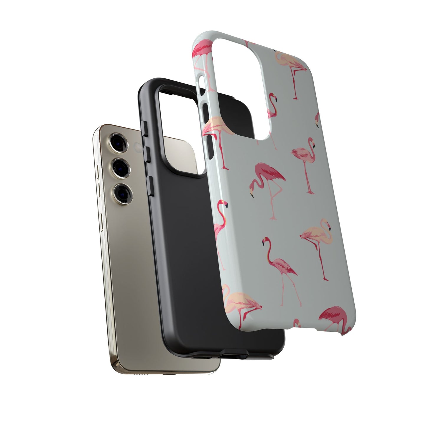 Stylish Flamingo, Summer Vibes Tough Phone Case for Samsung