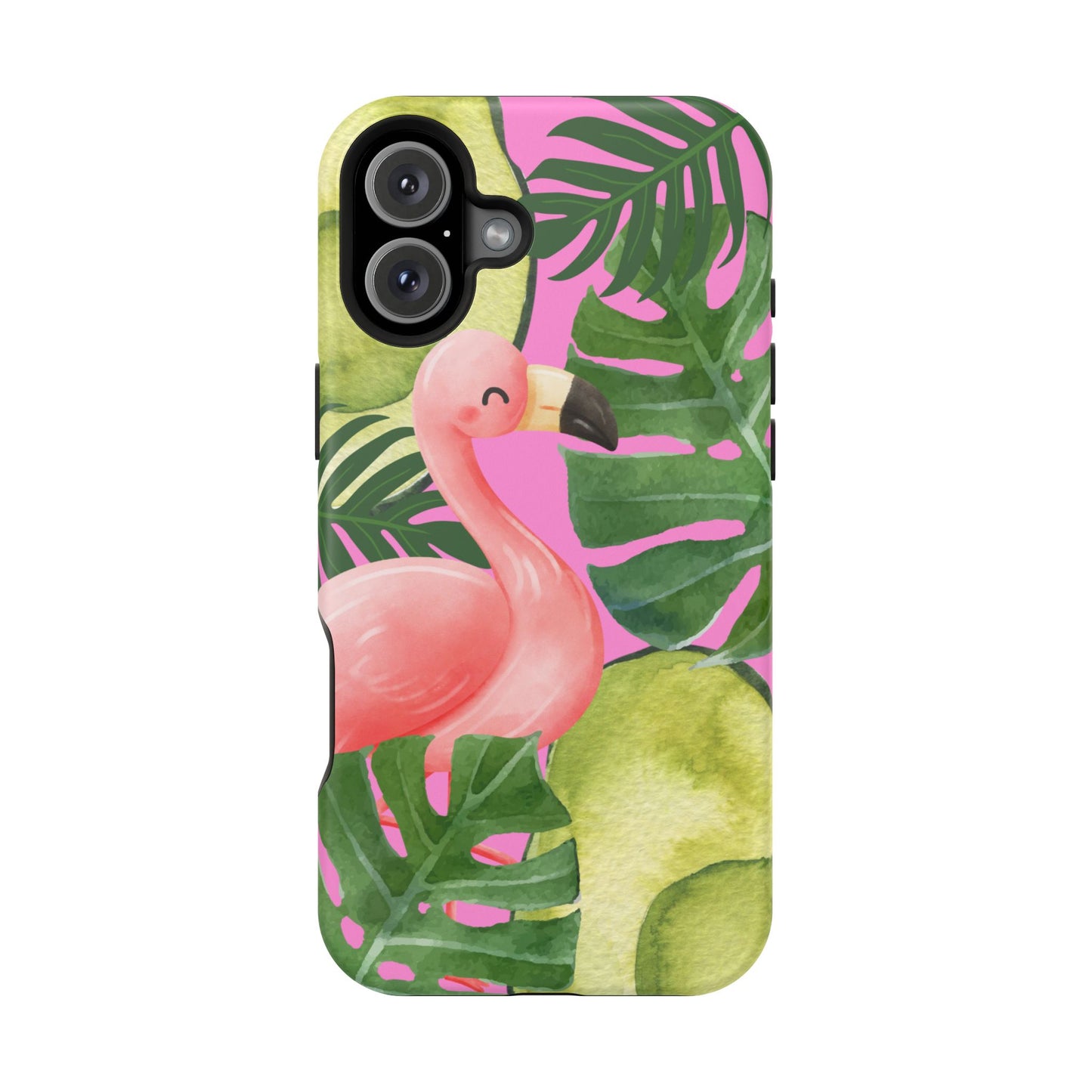 Tropical Flamingo, Cute, Summer Vibes MAGNETIC Tough Phone Case