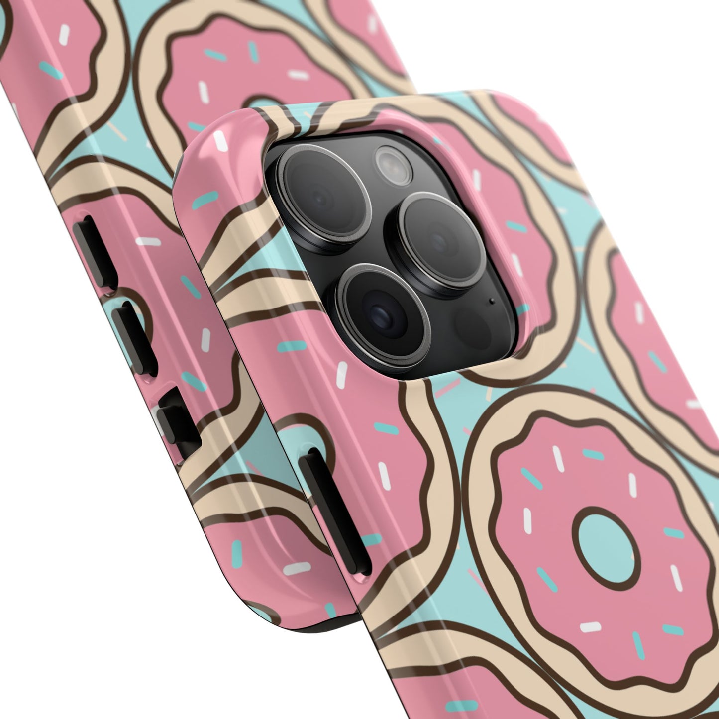 Cute Donut Pattern Tough Phone Case