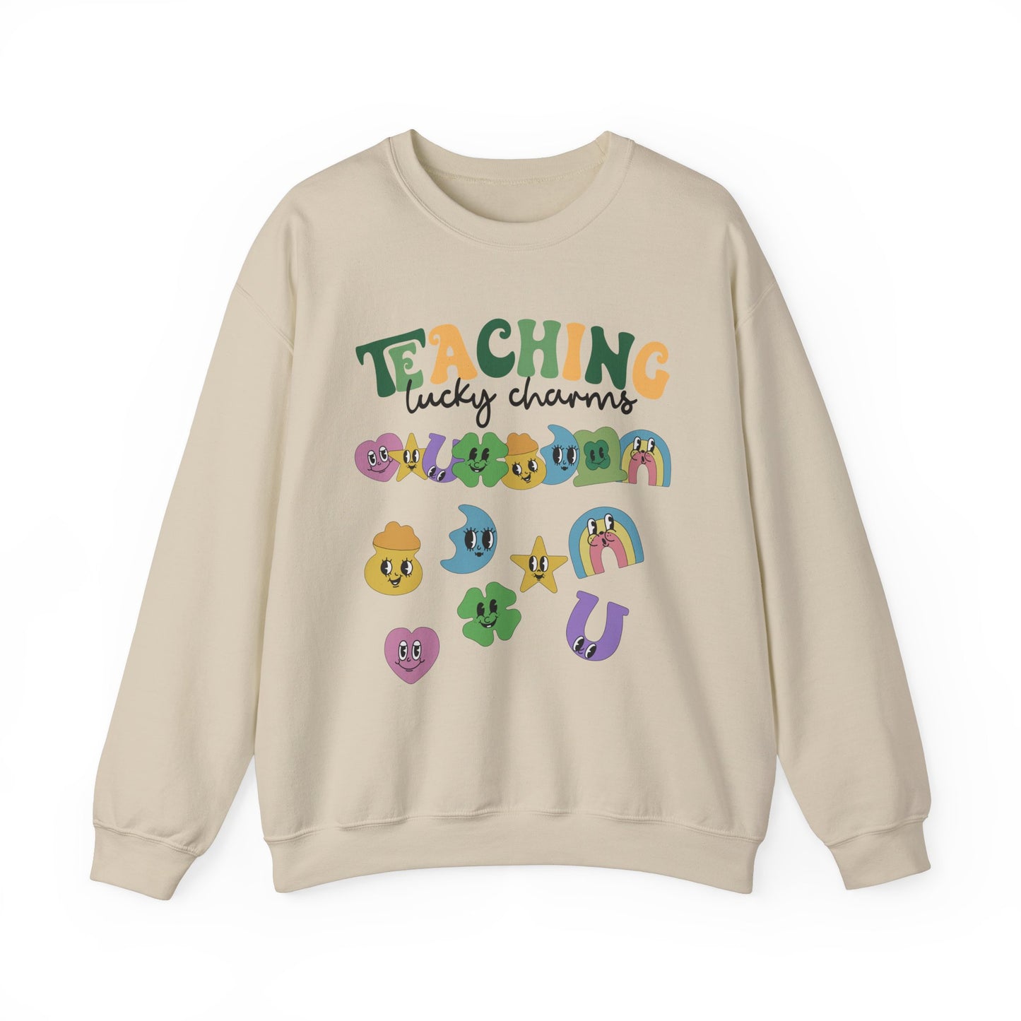 Teaching Lucky Charms Crewneck Sweatshirt for Educators
