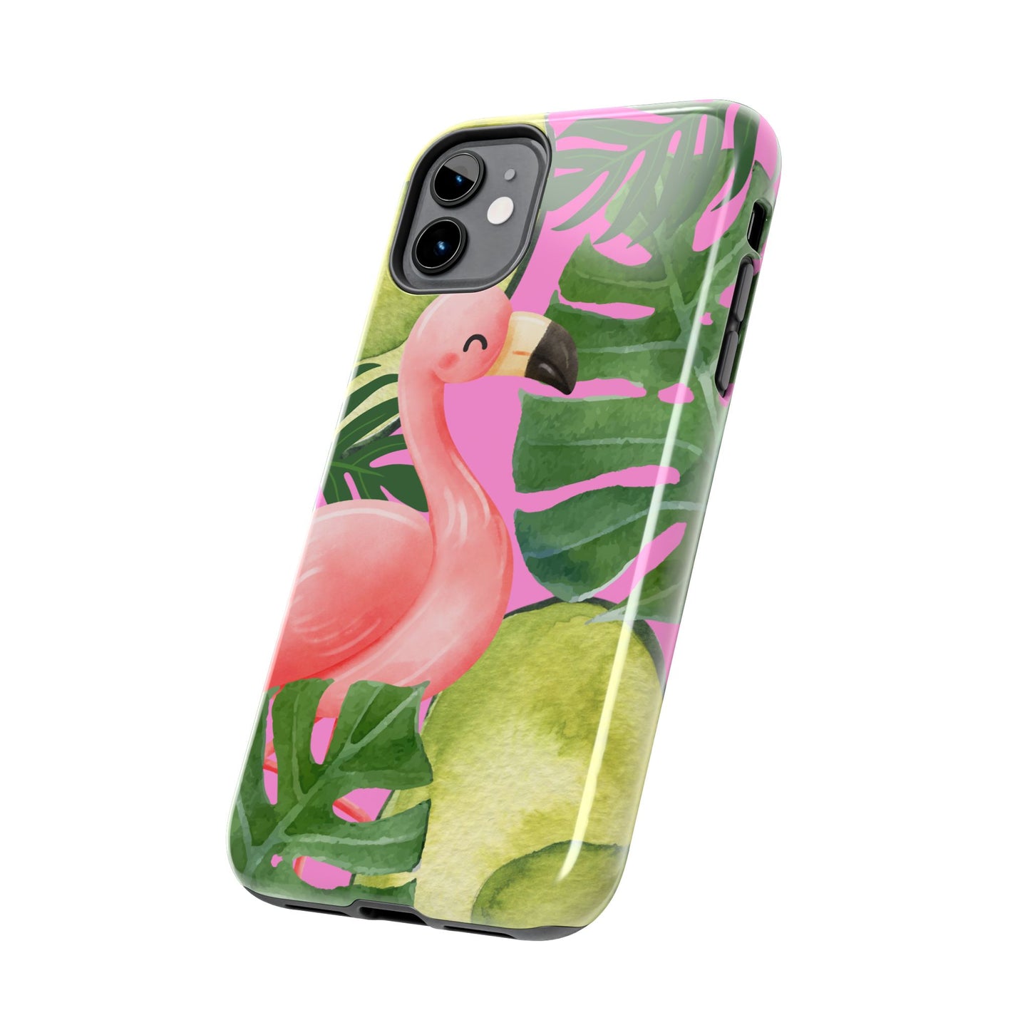 Tropical Flamingo, Cute, Summer Vibes Tough Phone Case