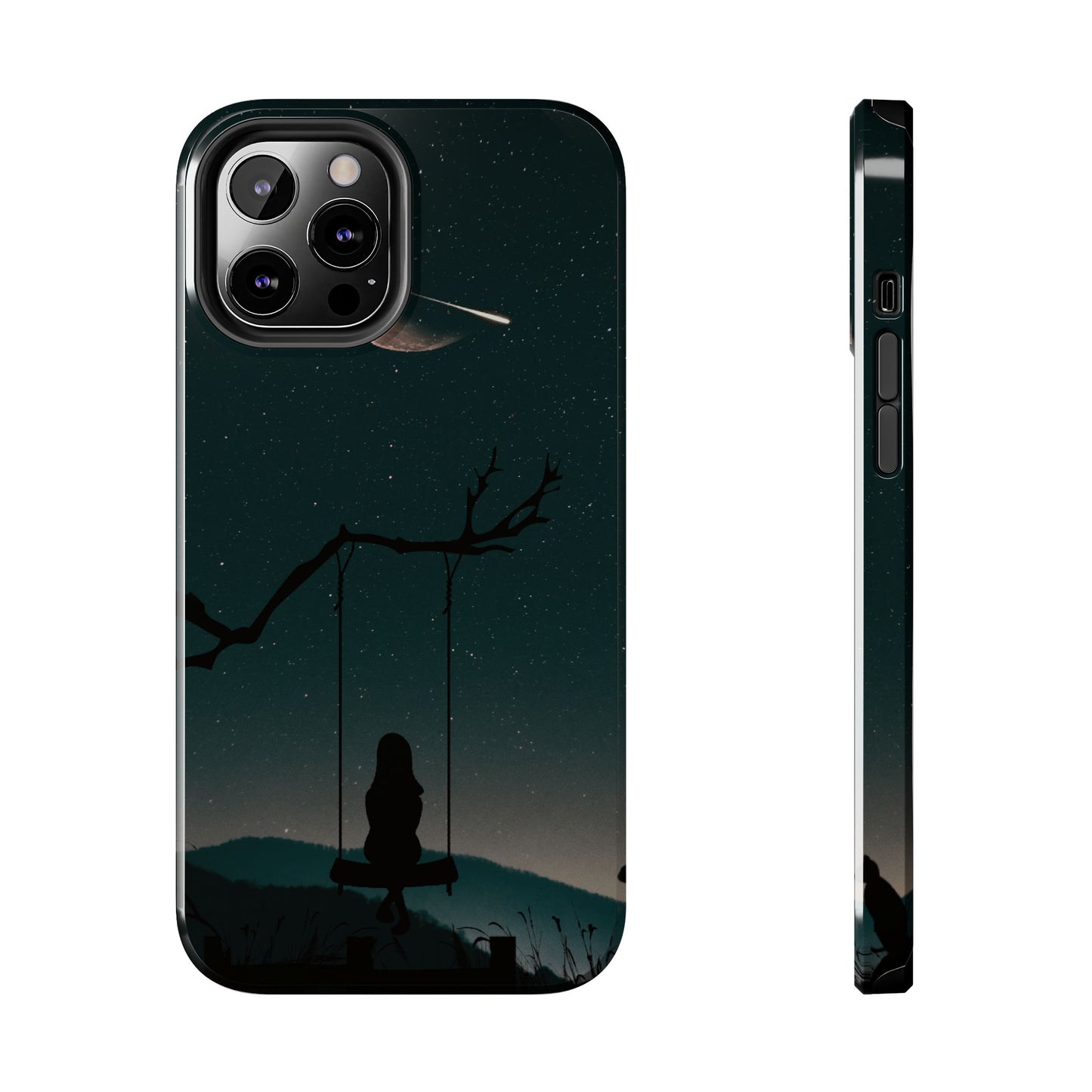 Dreamy Night Sky Tough Phone Cases Unique Celestial Design for Iphone